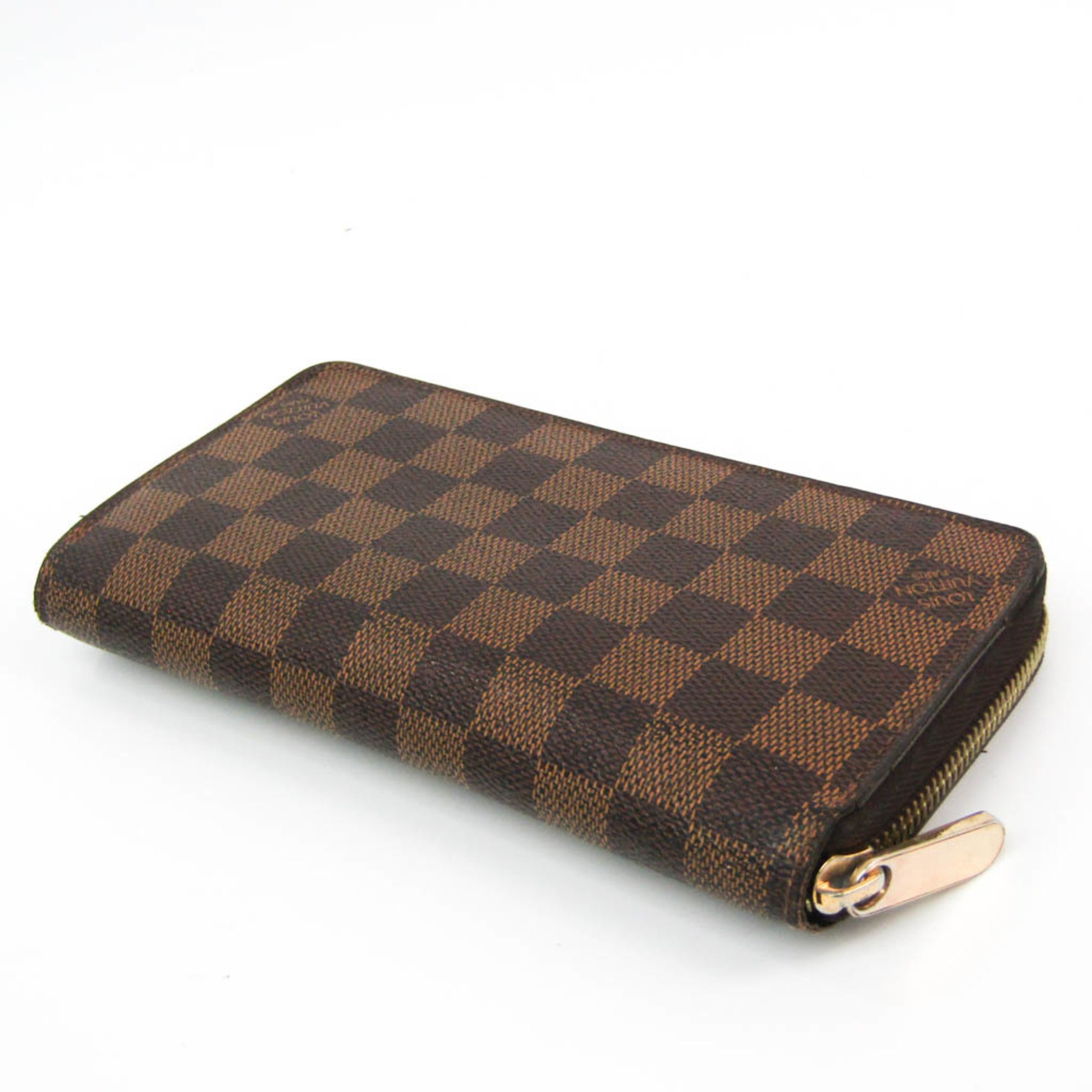 Louis Vuitton Damier Ebene Damier Canvas Long Wallet (Bi-Fold) (Pre-Owned)