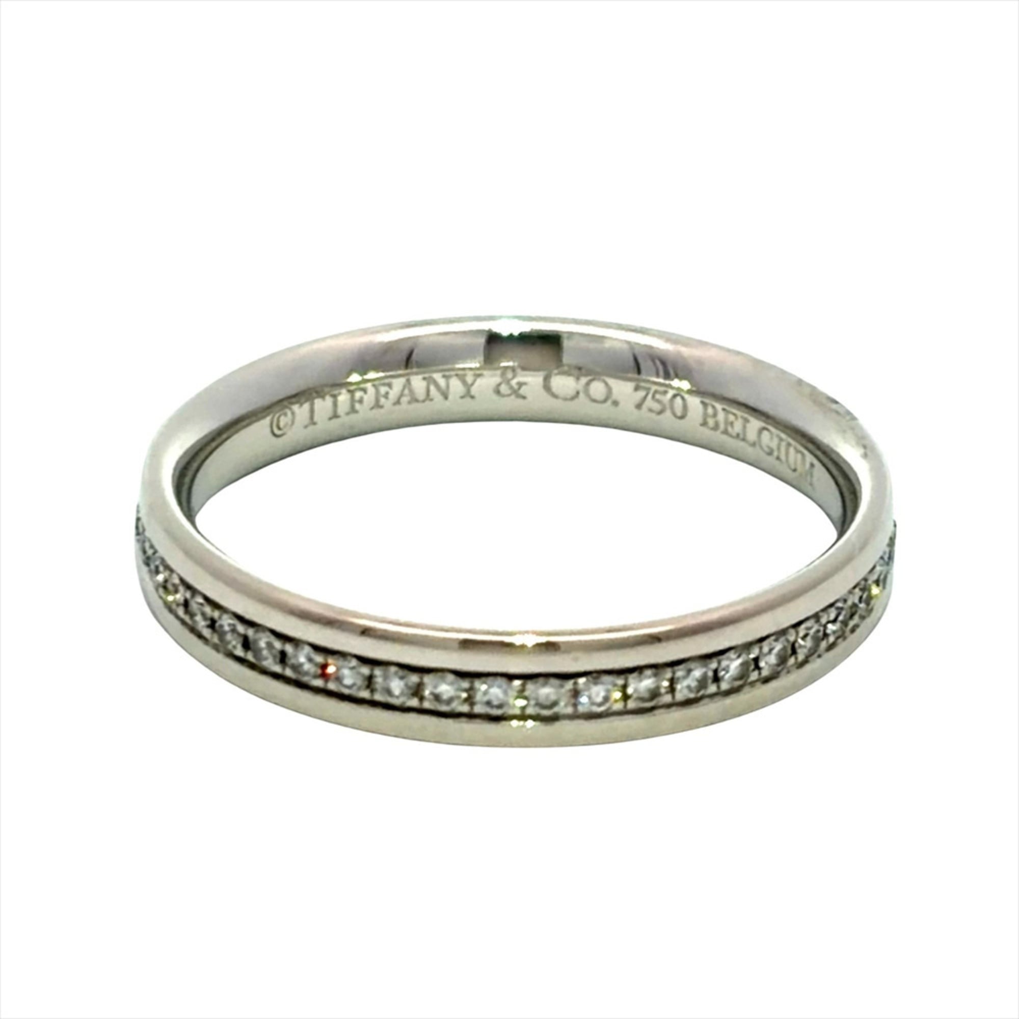 Tiffany Metro White Gold (18K) Band Ring (Pre-Owned)