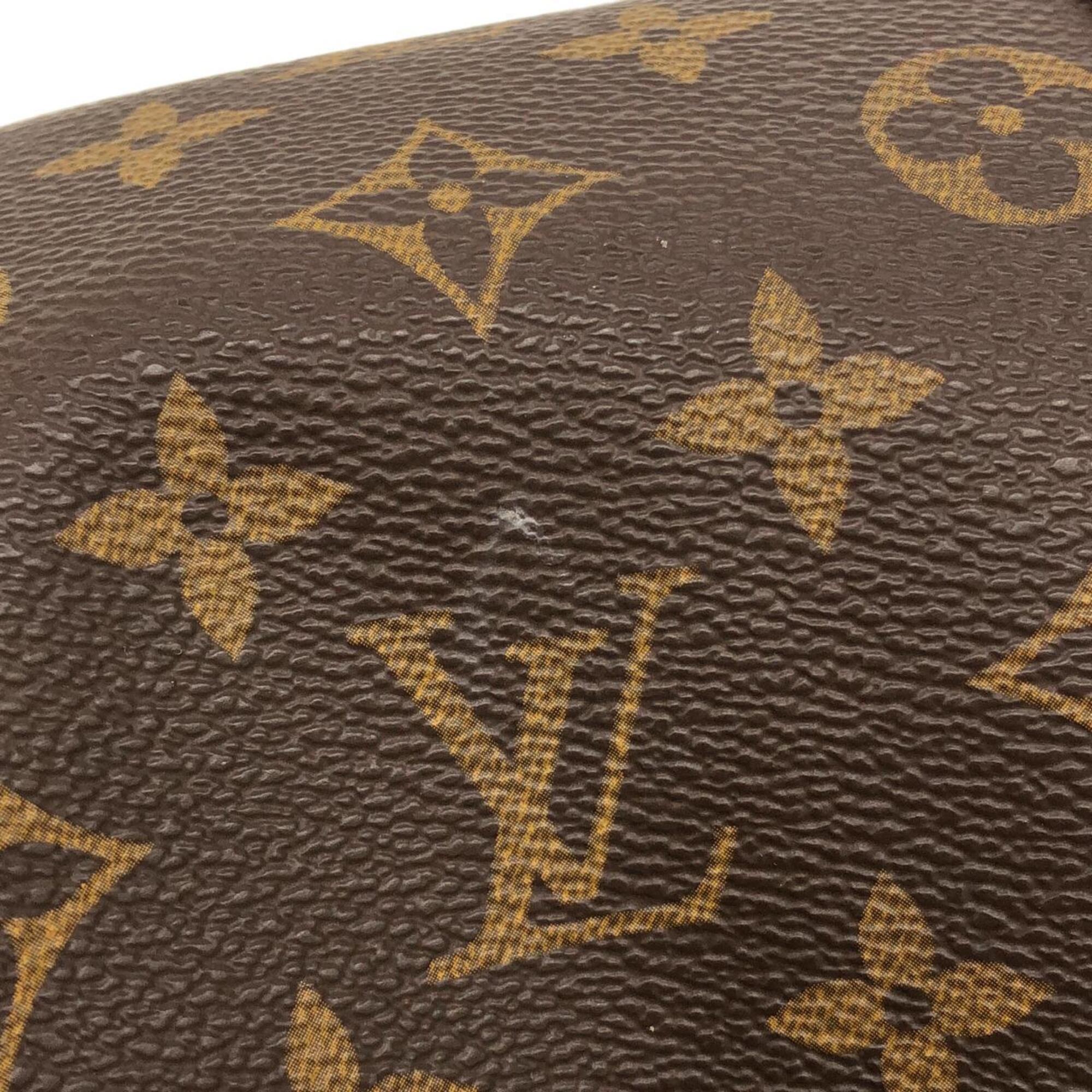 Louis Vuitton Brown Coated Canvas Boston Bag (Pre-Owned)