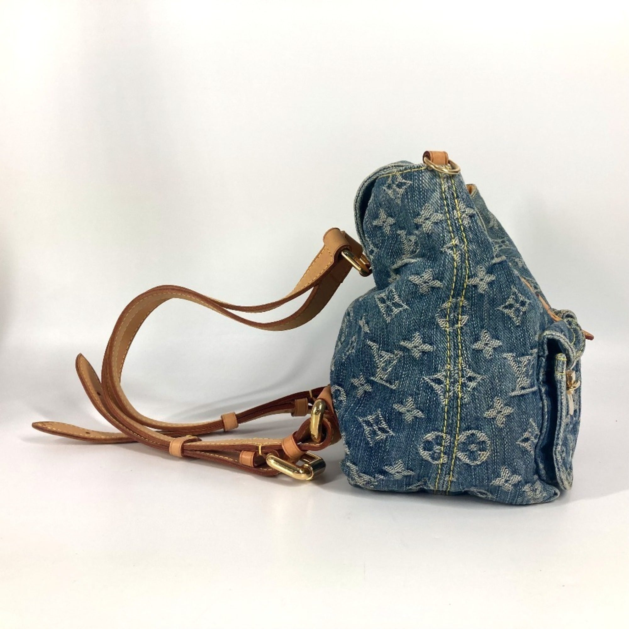 Louis Vuitton Blue Monogram Monogram Denim Backpack (Pre-Owned)