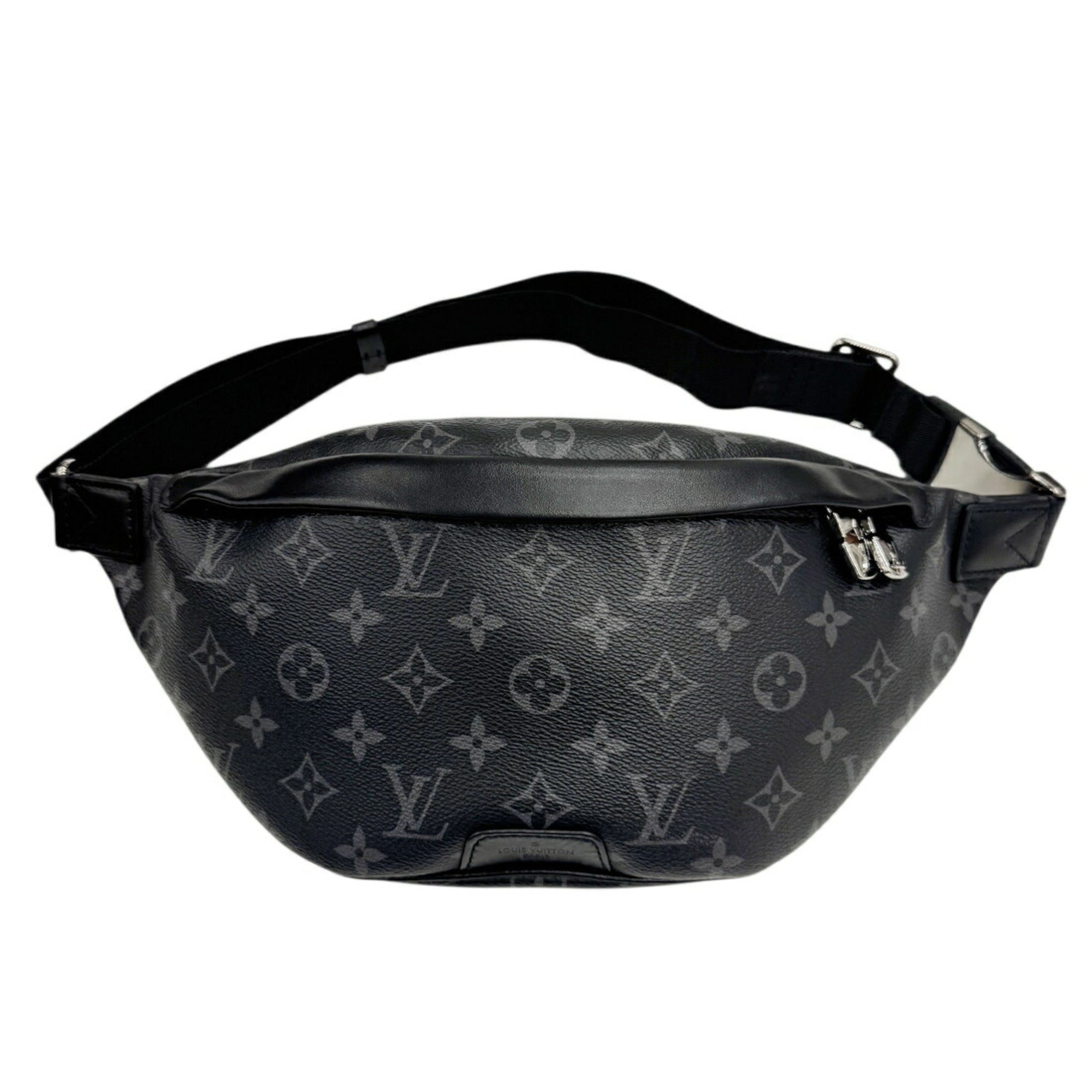 Louis Vuitton Black Gray Monogram Eclipse Leather Sling Bag (Pre-Owned)