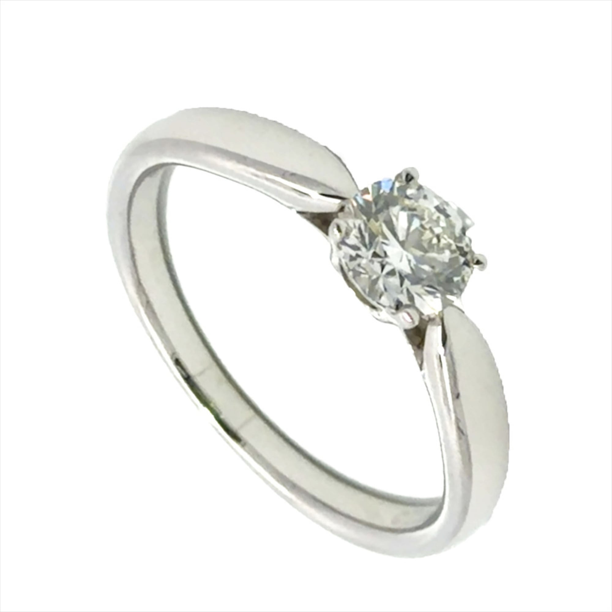 Tiffany Platinum Platinum 950 Band Ring (Pre-Owned)