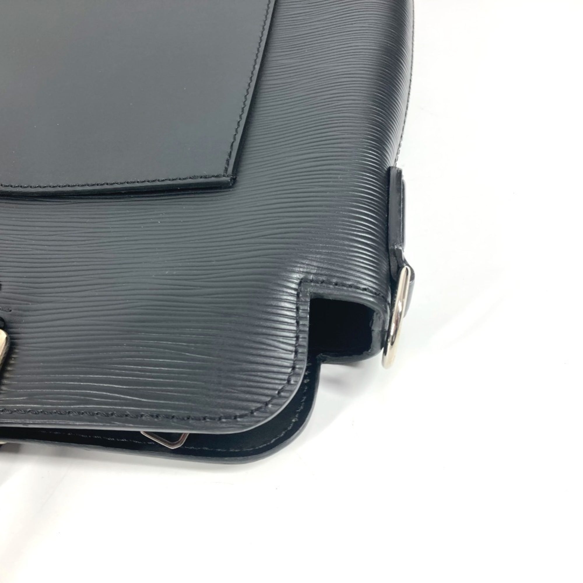Louis Vuitton Black Noir Epi Leather Handbag Shoulder Bag Tote Bag (Pre-Owned)