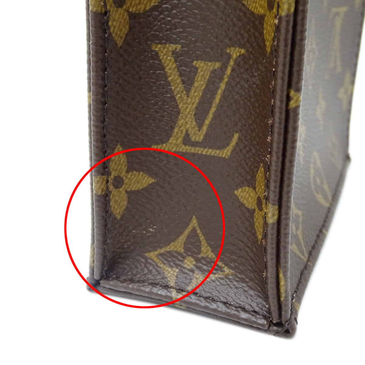 Louis Vuitton Brown Monogram Handbag Shoulder Bag (Pre-Owned)
