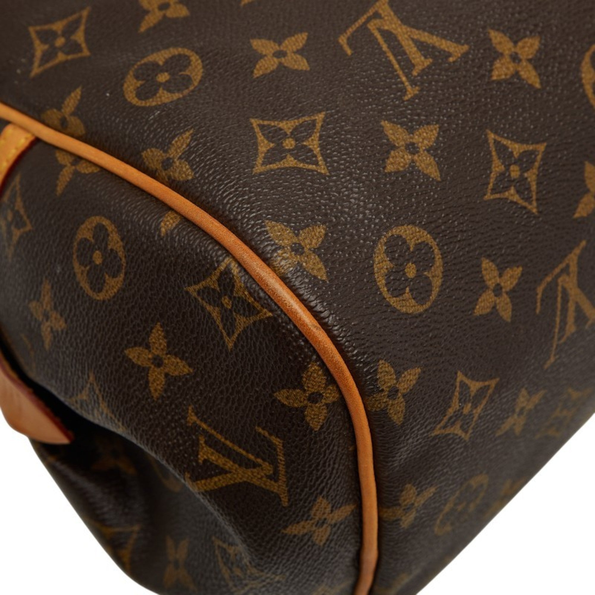 Louis Vuitton Brown Pvc Leather Handbag Shoulder Bag (Pre-Owned)