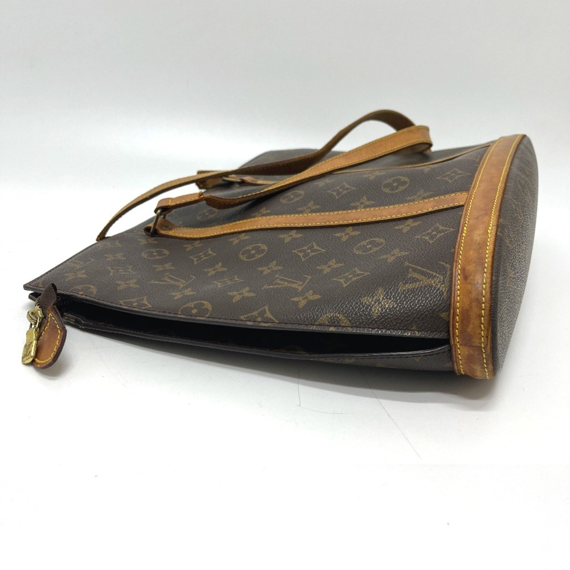 Louis Vuitton Brown Monogram Canvas Shoulder Bag Tote Bag (Pre-Owned)