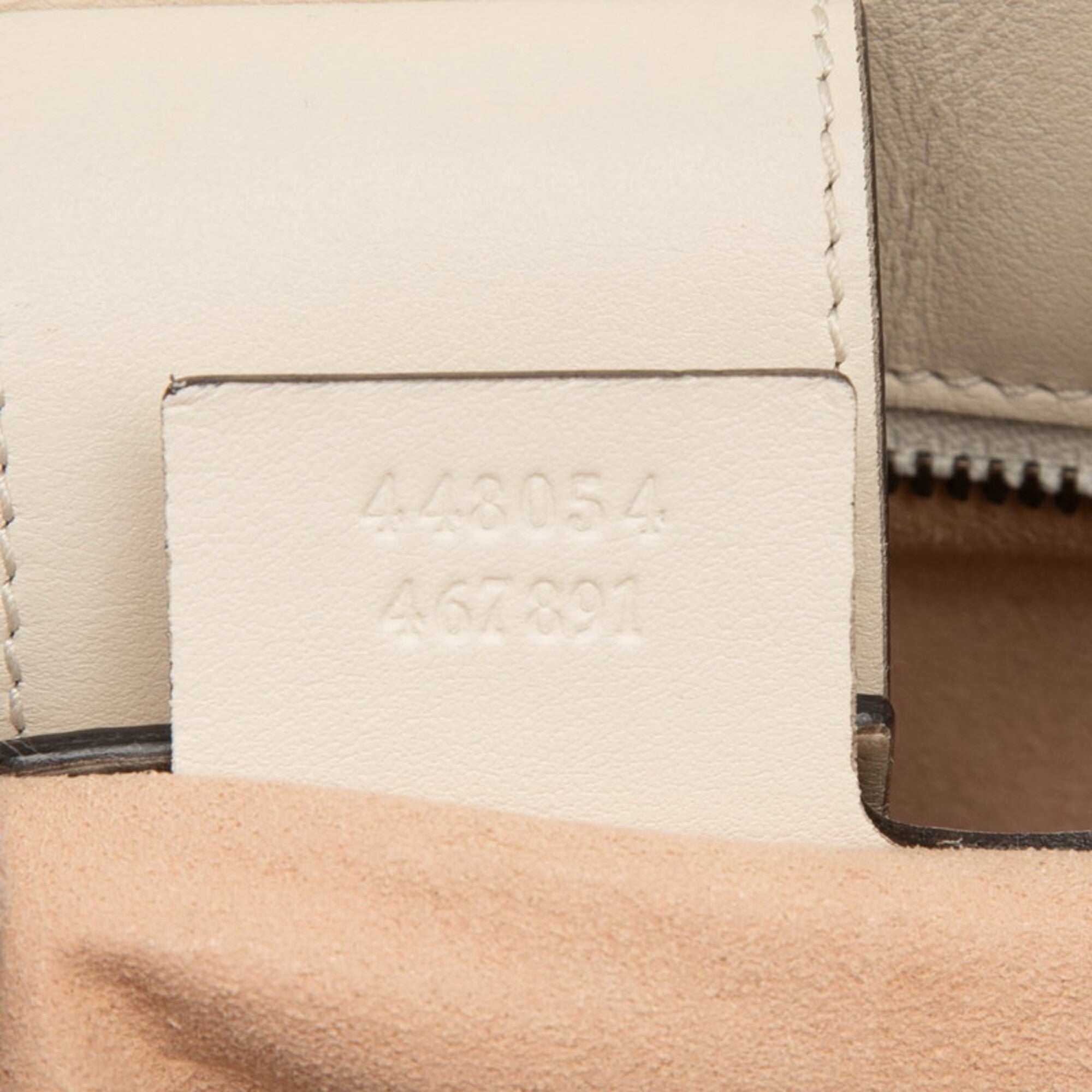 Gucci White Leather Handbag Shoulder Bag (Pre-Owned)