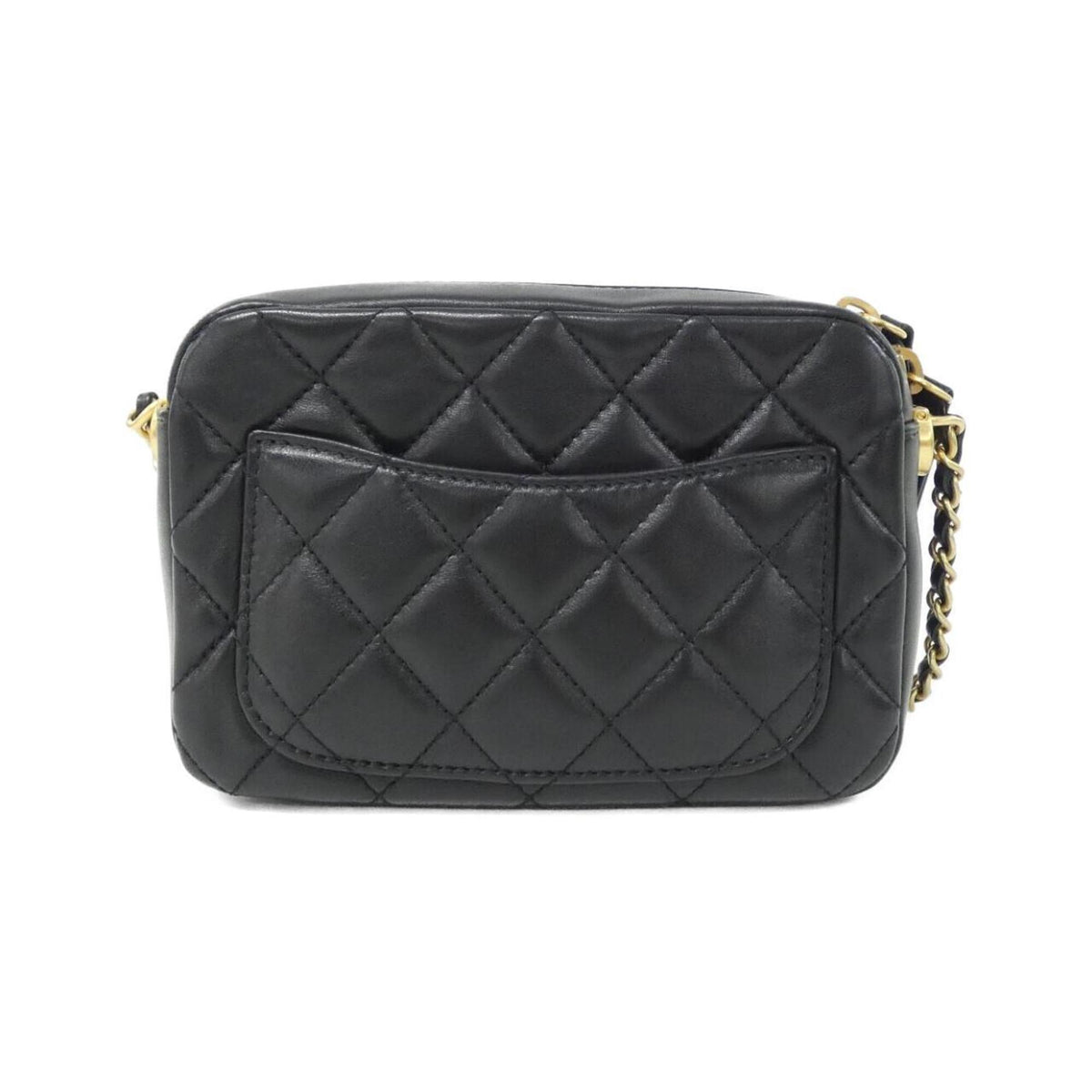 Chanel Black Leather Shoulder Bag (Pre-Owned)