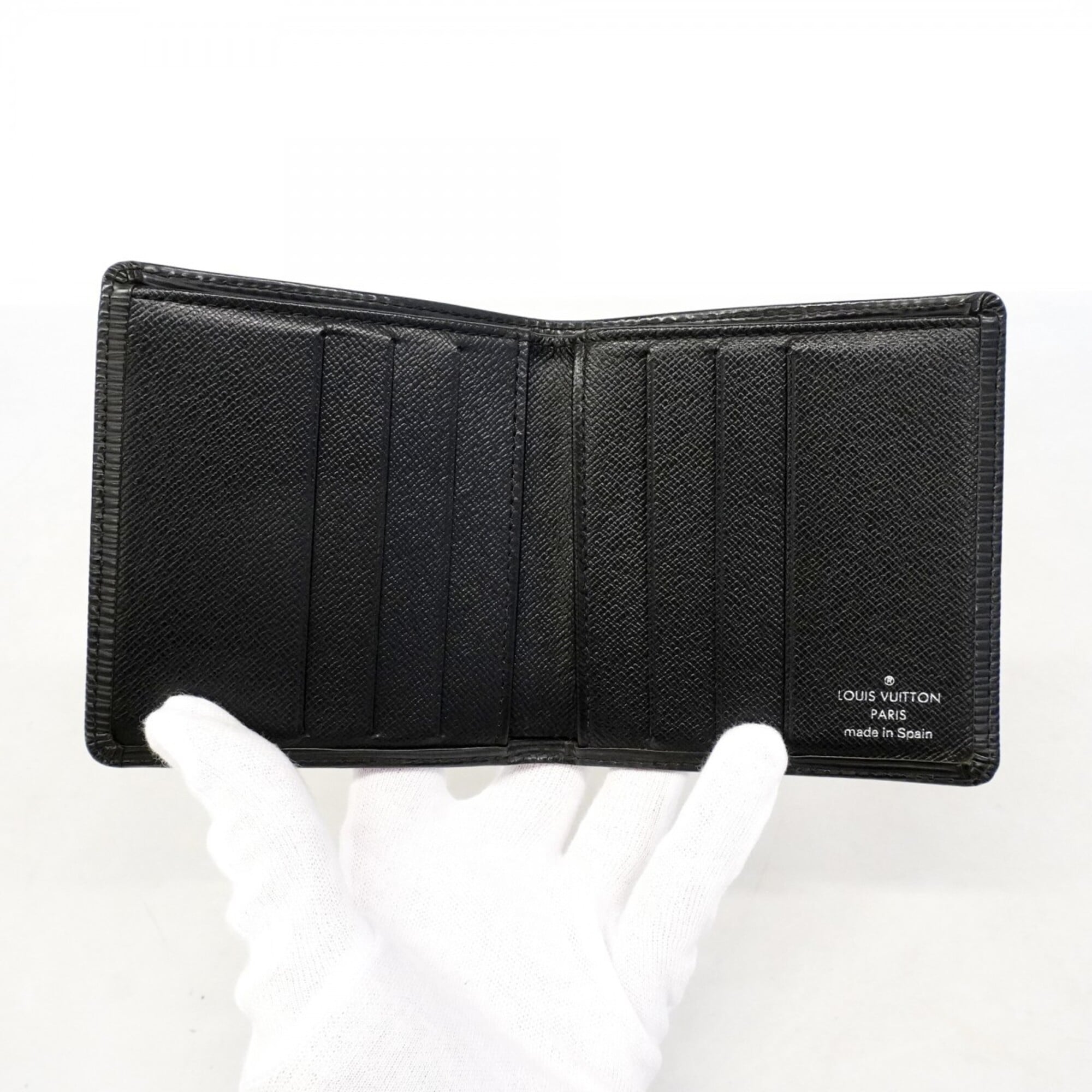 Louis Vuitton Noir Wallet (Bi-Fold) (Pre-Owned)