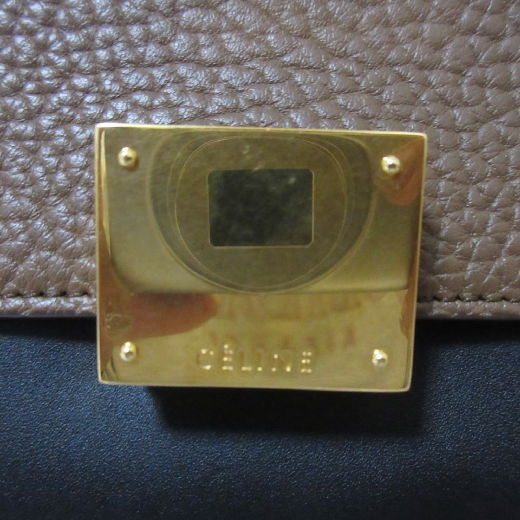 Celine Black Blue Brown Handbag (Pre-Owned)