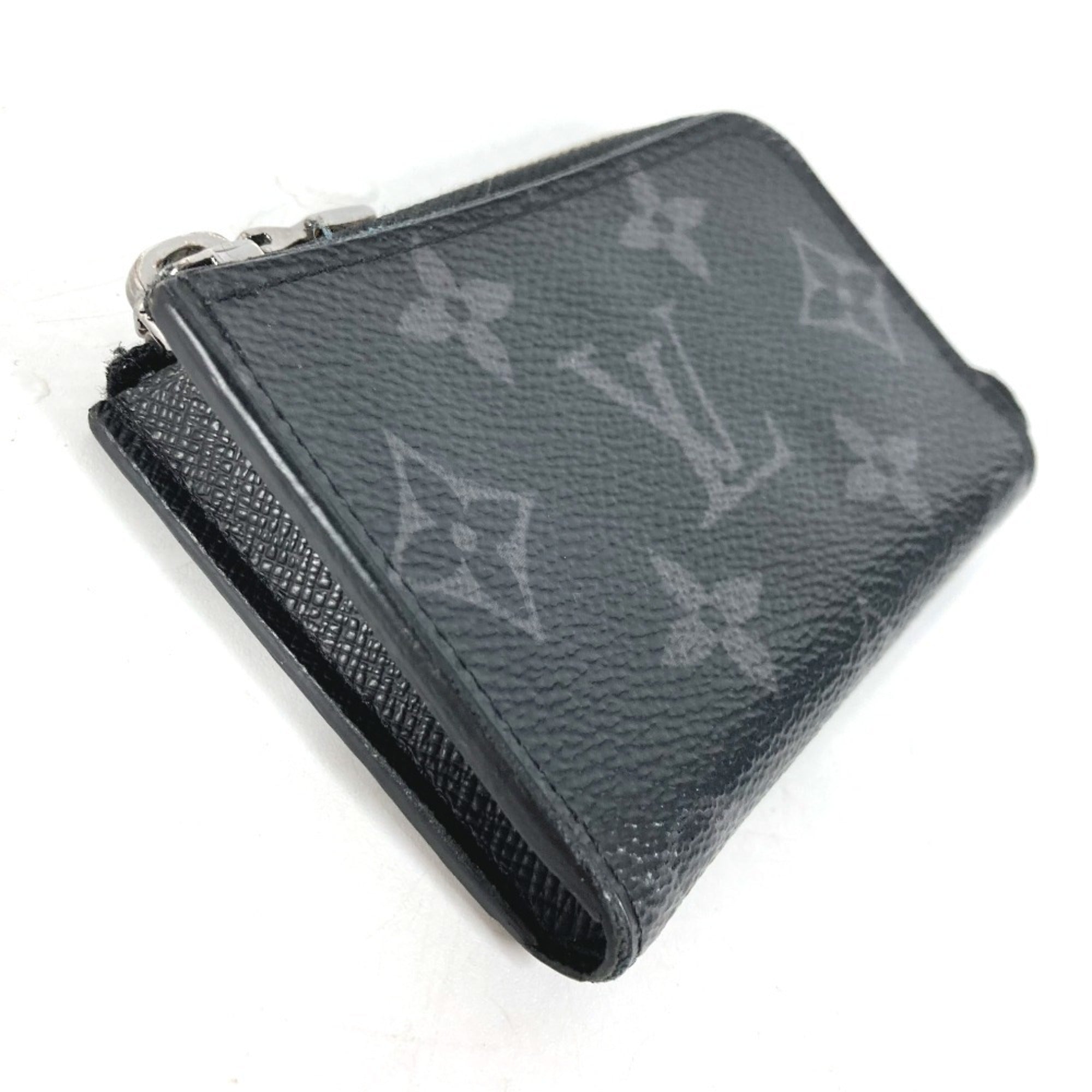 Louis Vuitton Monogram Eclipse Black Monogram Eclipse Coin Purse/Coin Case (Pre-Owned)