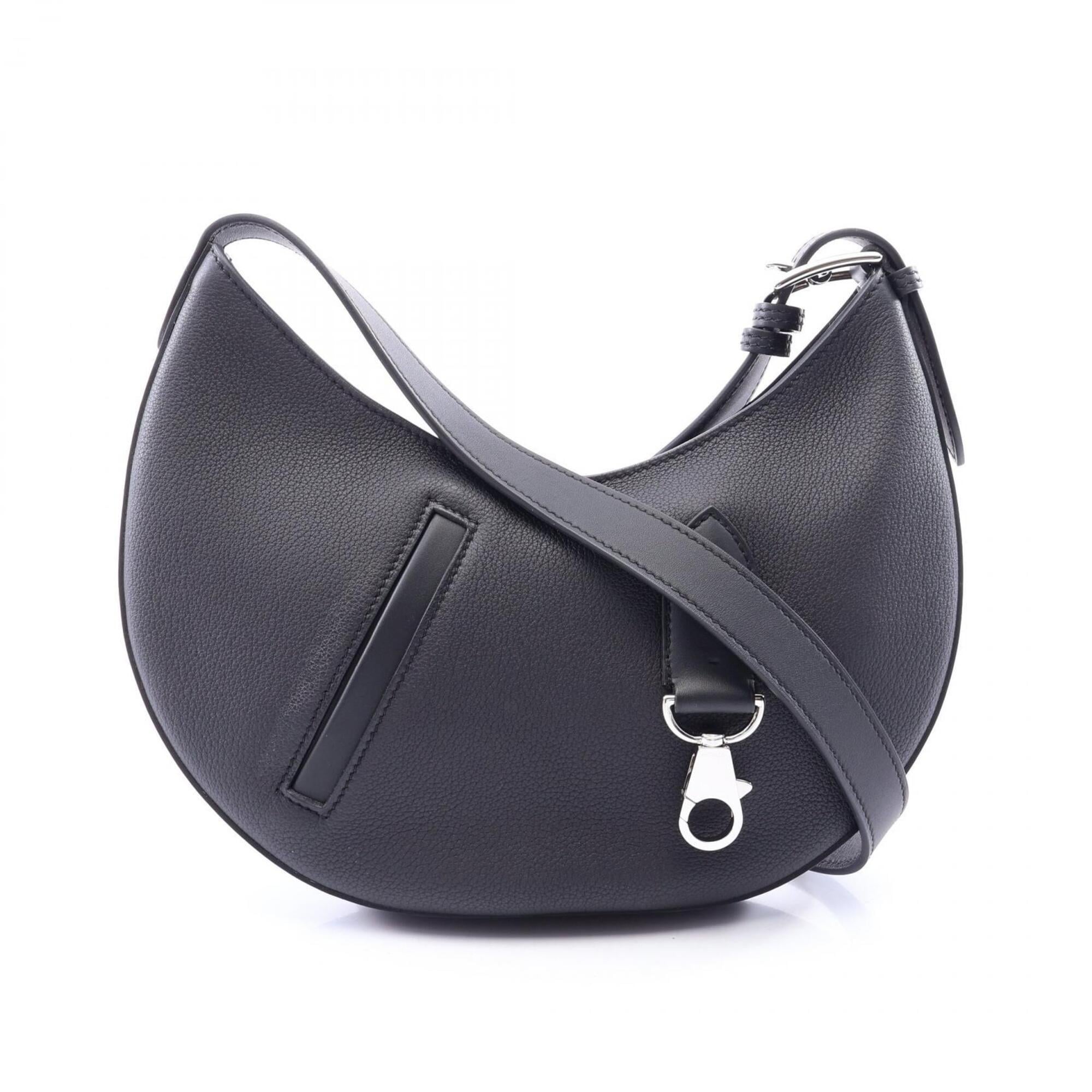 Hermes Black Togo Leather Leather Swift Leather Handbag Shoulder Bag (Pre-Owned)