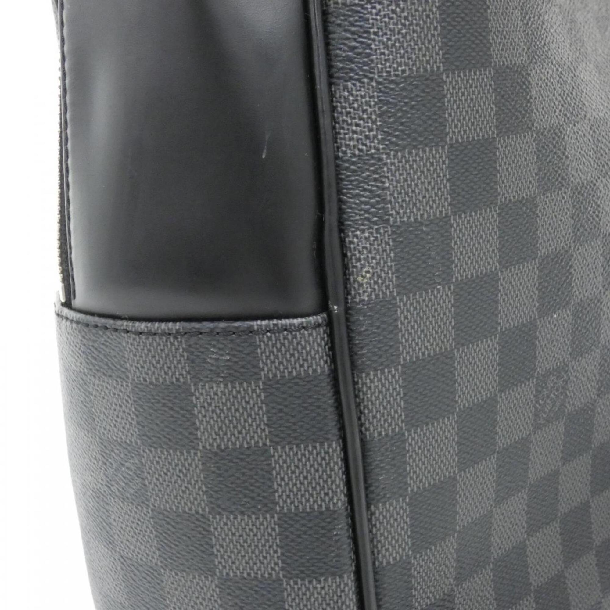 Louis Vuitton Graphite Coated Canvas Backpack (Pre-Owned)