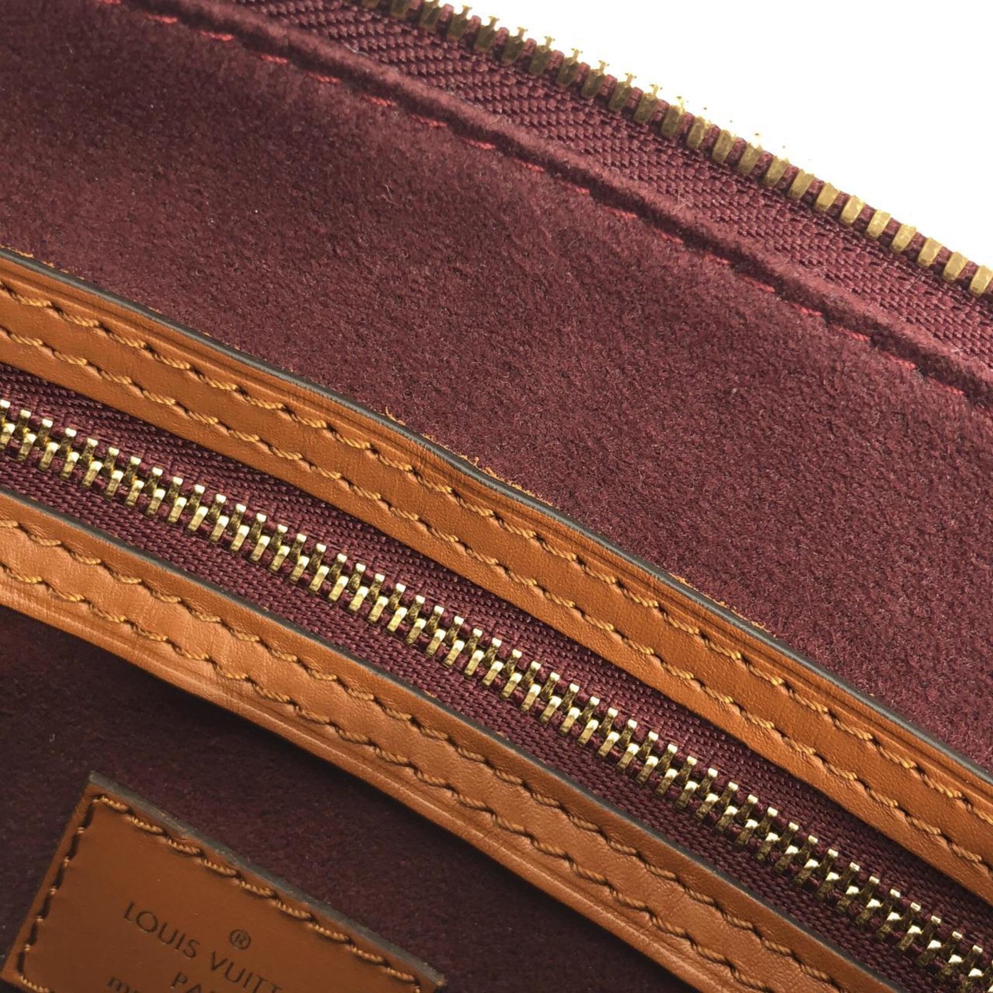 Louis Vuitton Bordeaux Jacquard Boston Bag (Pre-Owned)