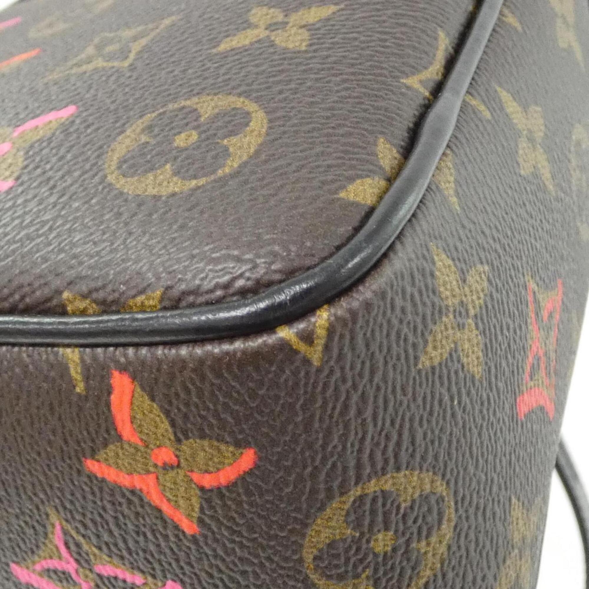 Louis Vuitton Brown Coated Canvas Shoulder Bag (Pre-Owned)