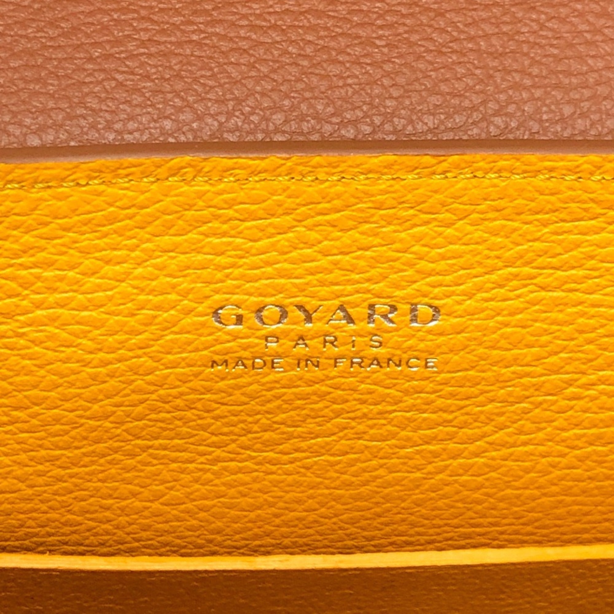 Goyard Black Brown Coated Canvas Leather Handbag Shoulder Bag (Pre-Owned)