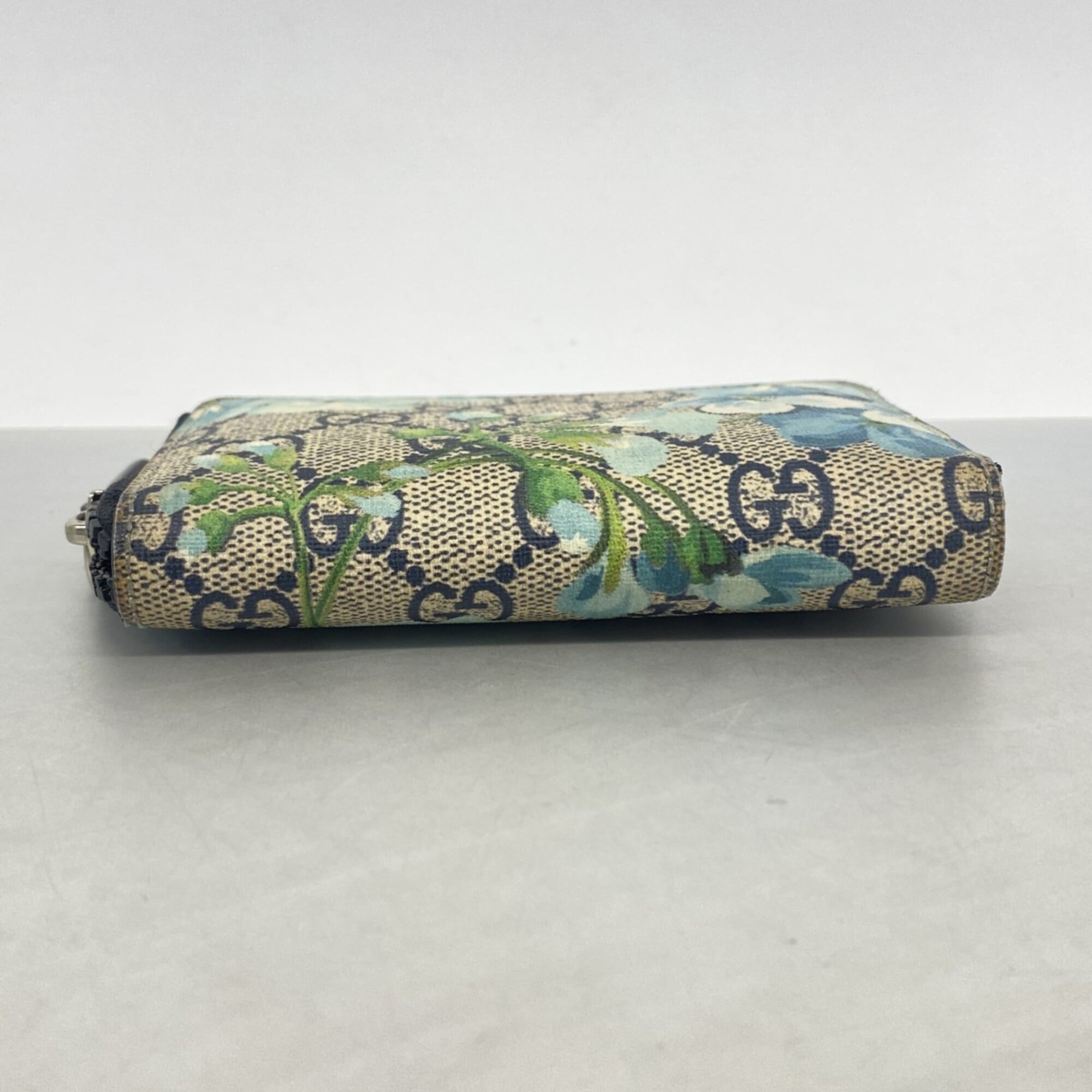 Gucci Blue Navy Pvc Coin Purse/Coin Case (Pre-Owned)