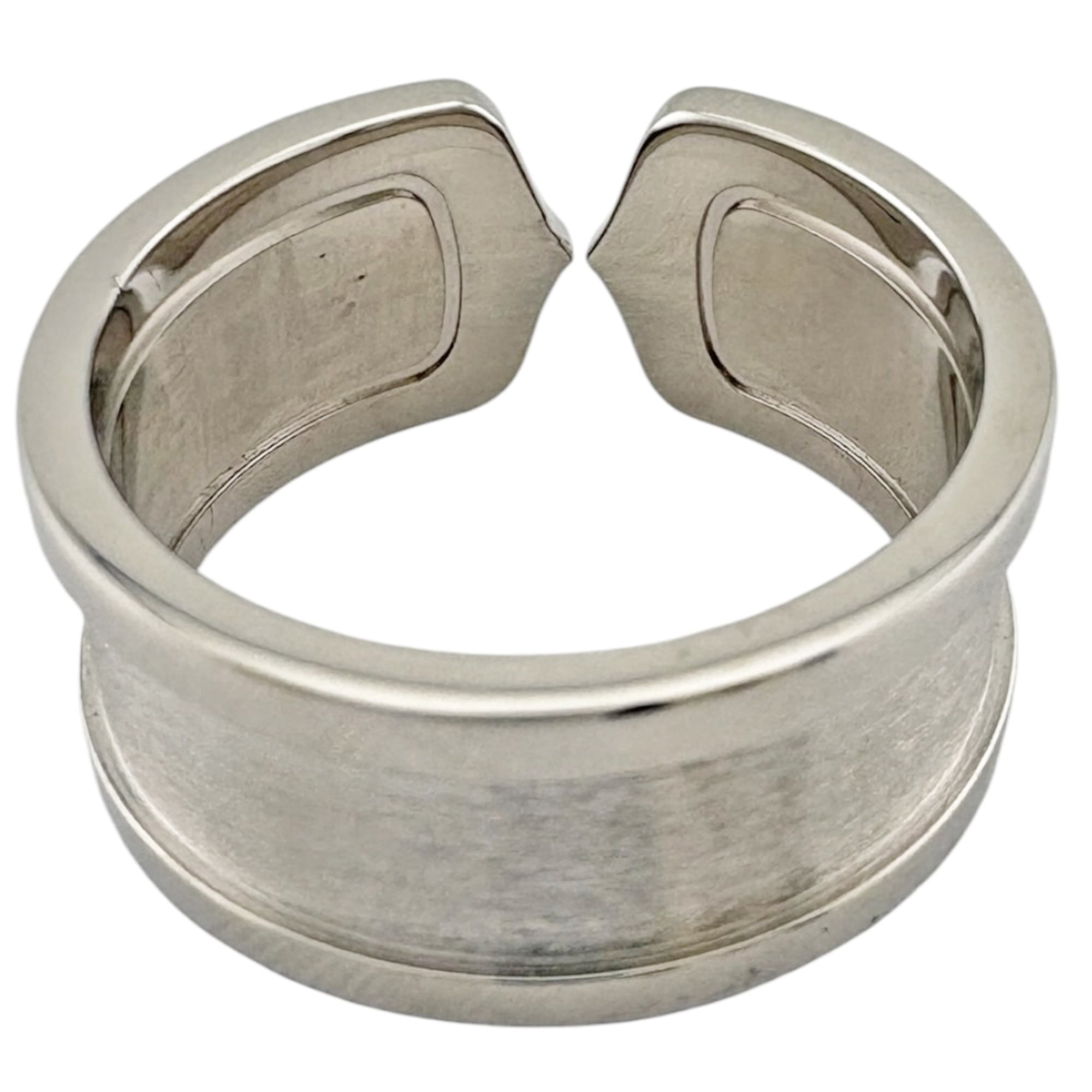 Cartier Silver White Gold (18K) Band Ring (Pre-Owned)