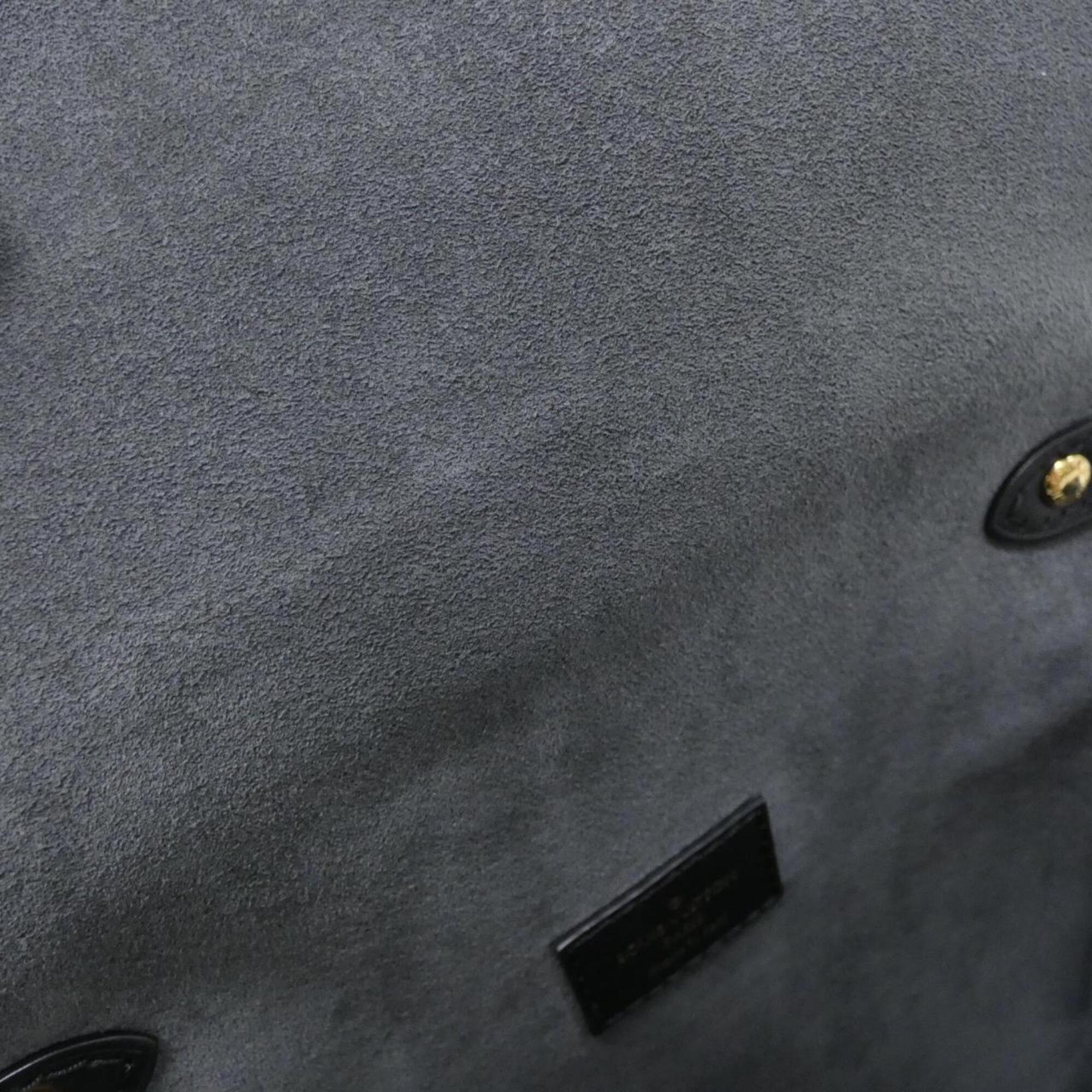 Louis Vuitton Black Leather Shoulder Bag (Pre-Owned)