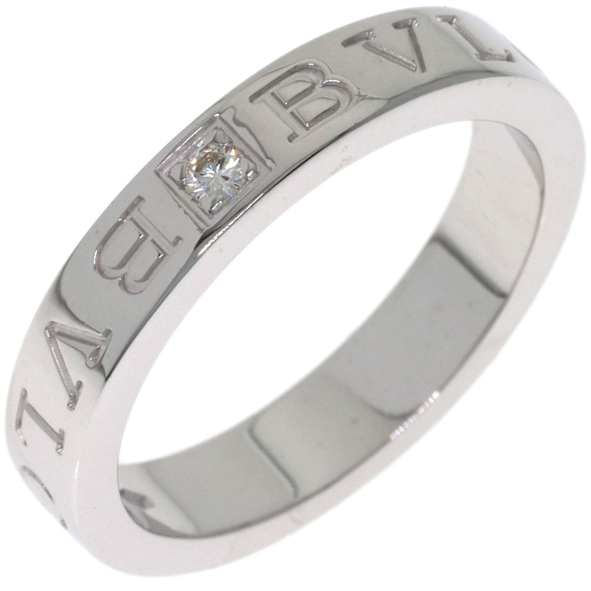 Bvlgari White Gold (18K) Band Ring (Pre-Owned)