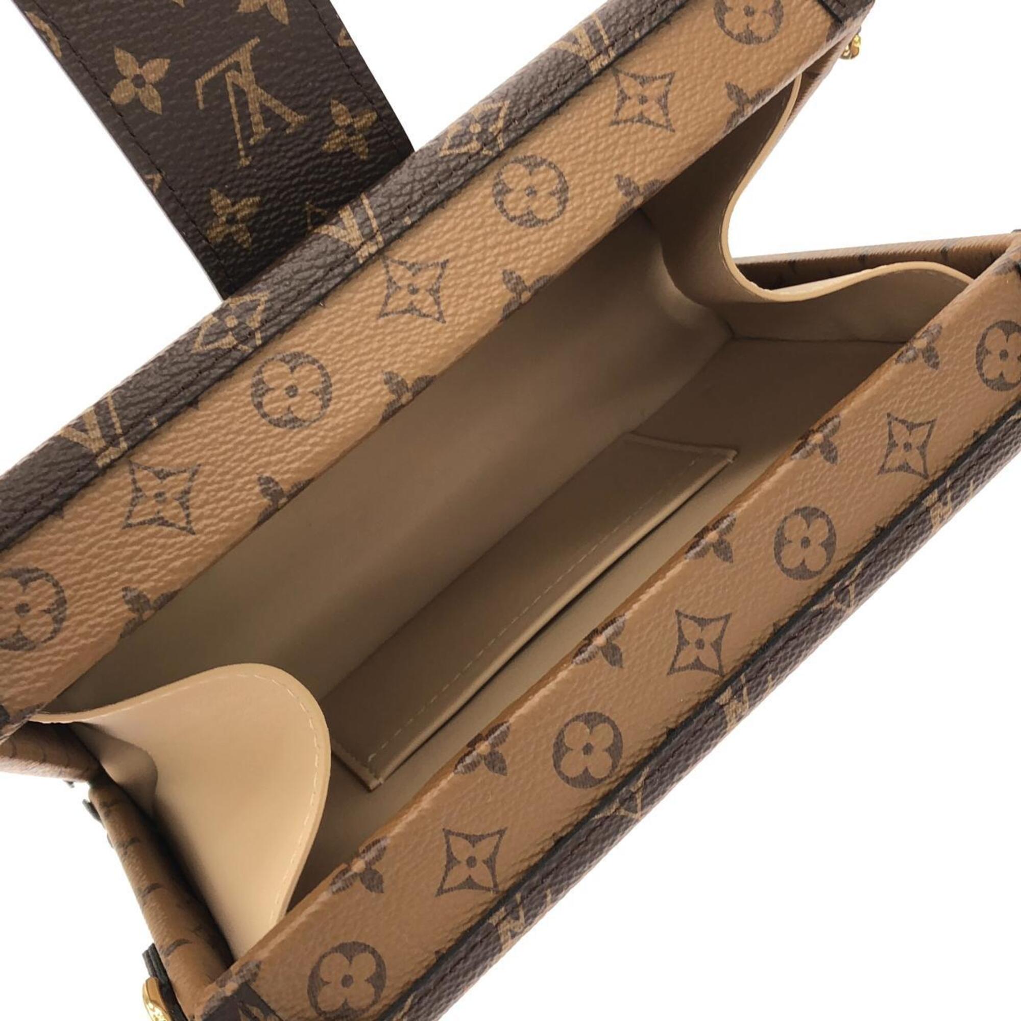 Louis Vuitton Monogram Reverse Marron Coated Canvas Shoulder Bag (Pre-Owned)