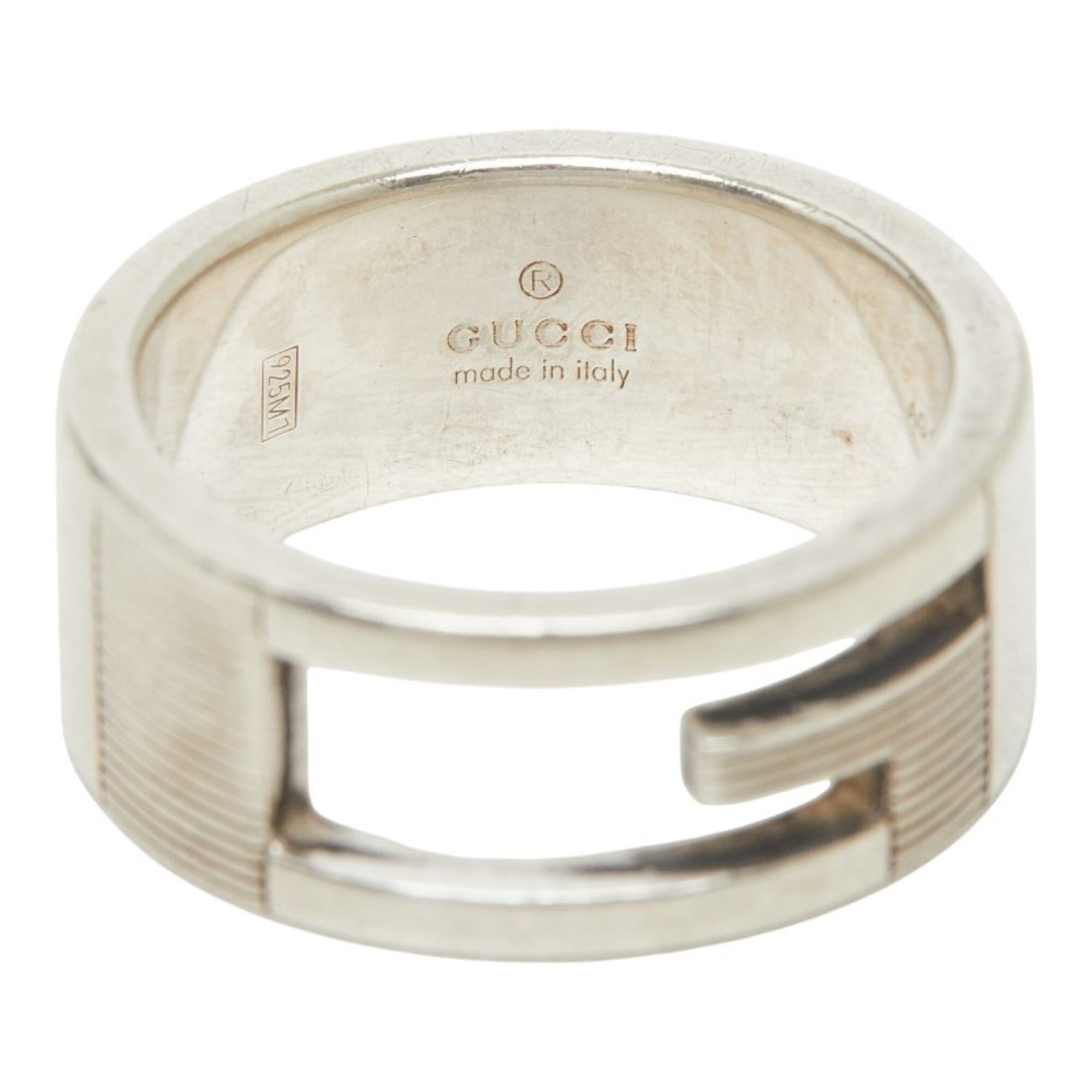 Gucci Silver 925 Band Ring (Pre-Owned)