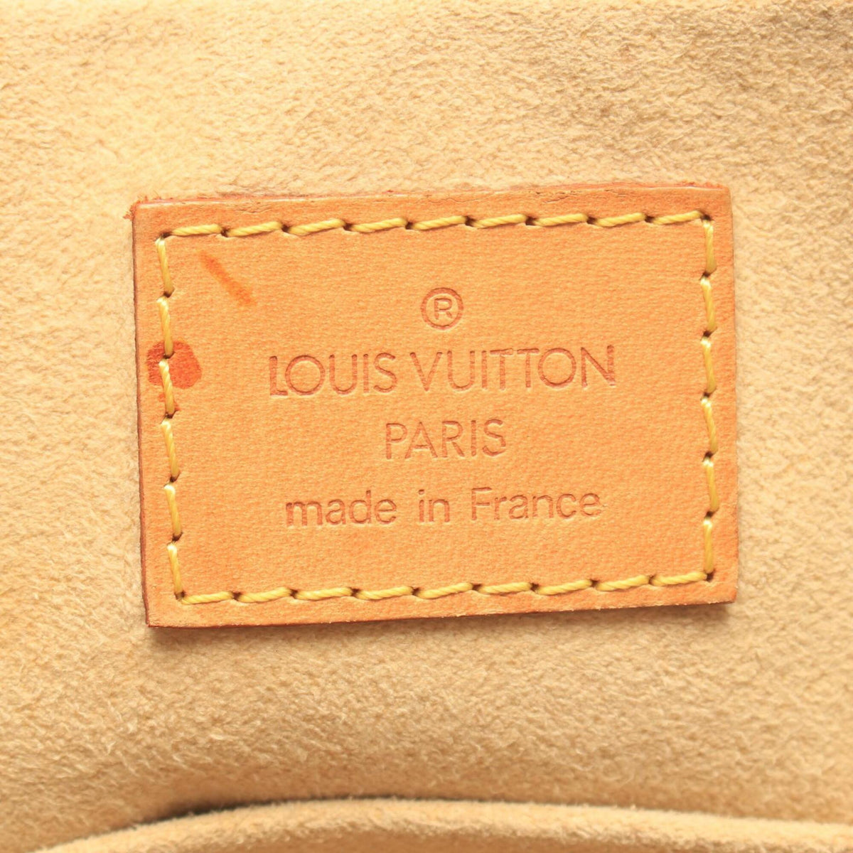 Louis Vuitton Brown Monogram Coated Canvas Leather Handbag (Pre-Owned)