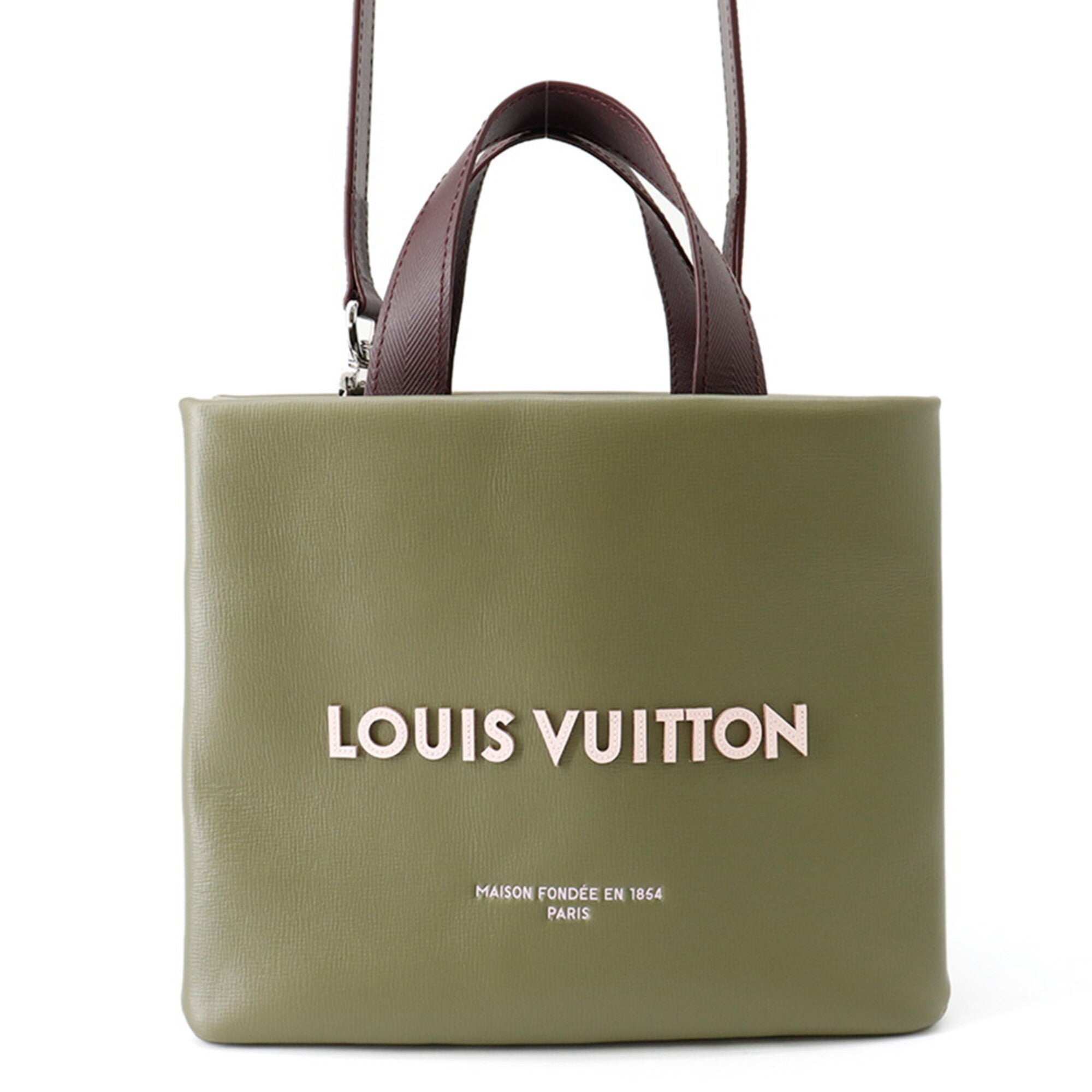 Louis Vuitton Khaki Monogram Monogram Handbag Shoulder Bag Tote Bag (Pre-Owned)