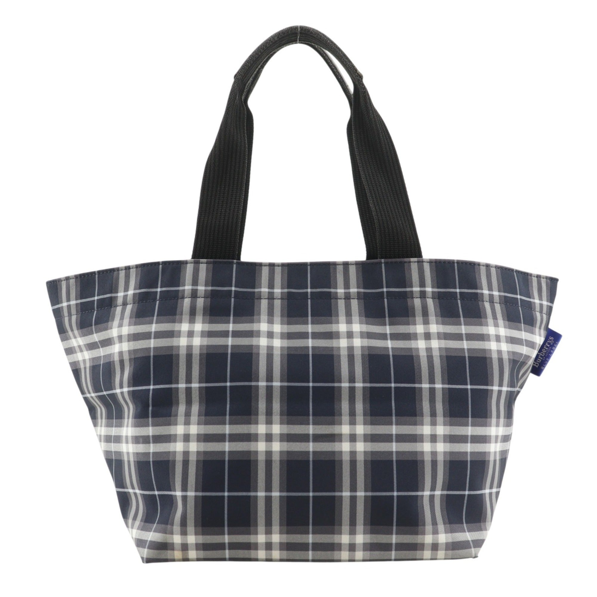 Burberry Blue Label Blue Navy Nylon Tote Bag (Pre-Owned)