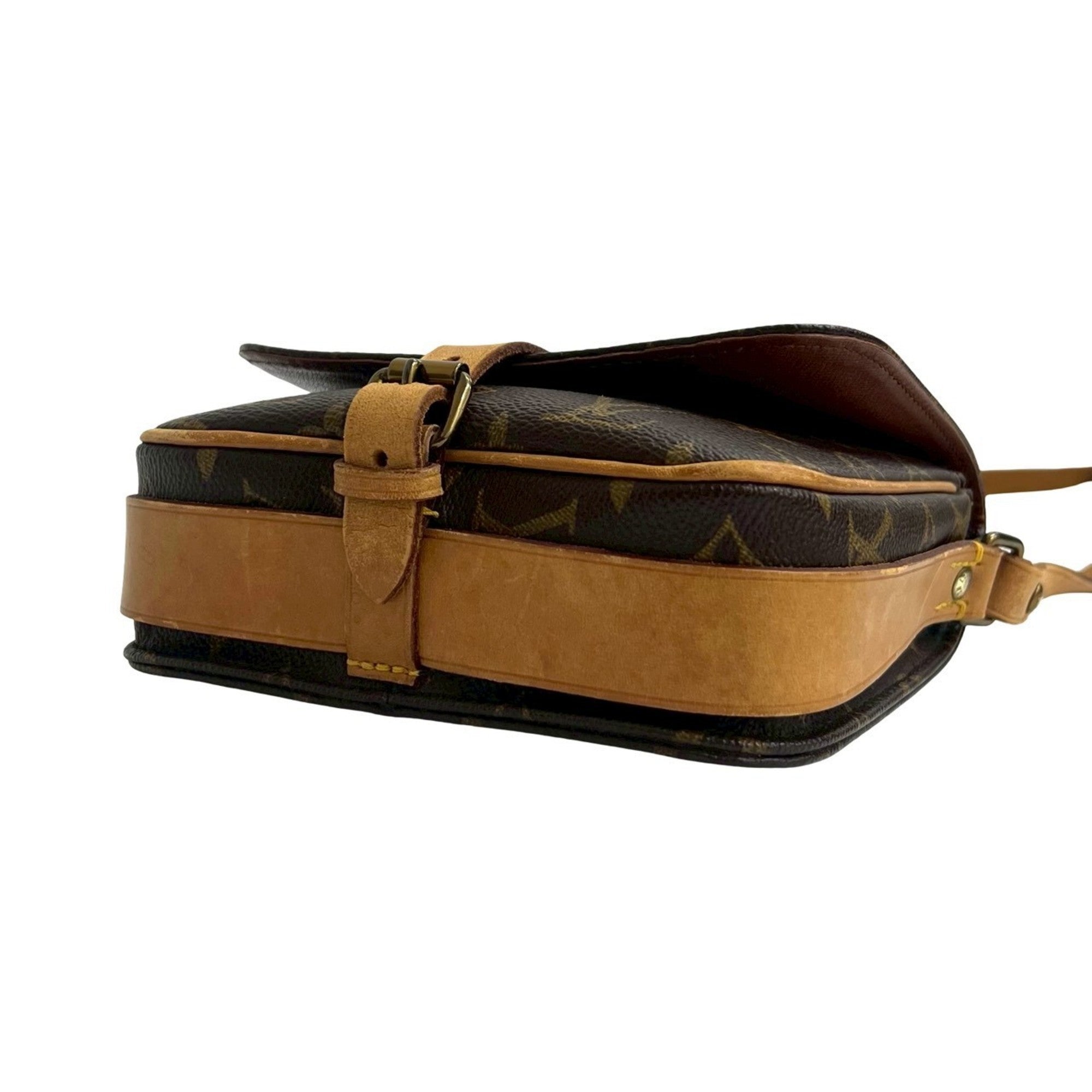 Louis Vuitton Brown Leather Pvc Pochette Shoulder Bag (Pre-Owned)