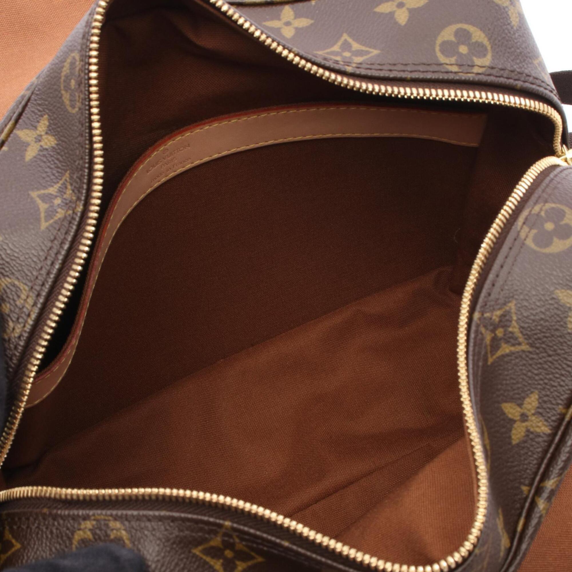 Louis Vuitton Brown Pvc Leather Handbag Shoulder Bag (Pre-Owned)