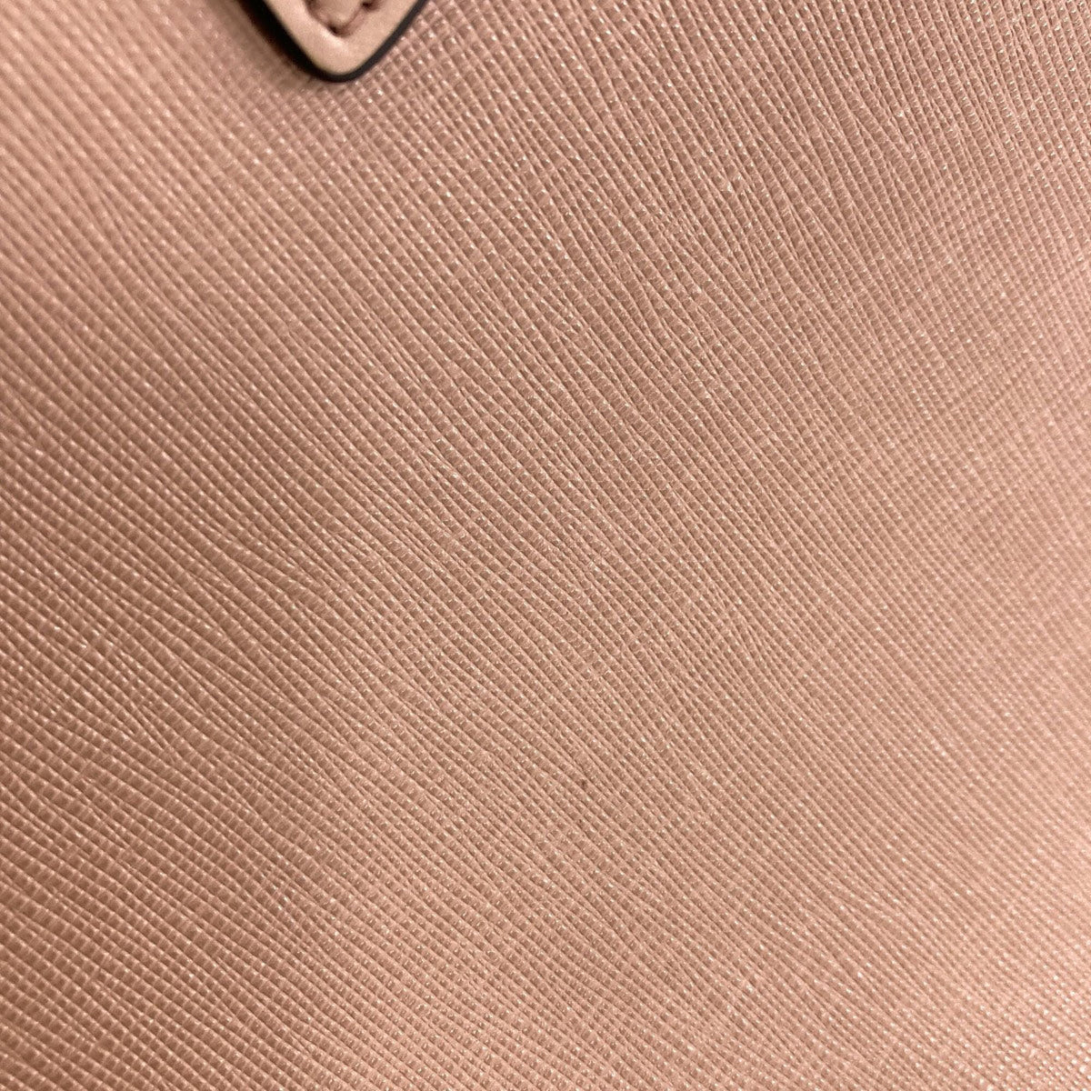 Prada Saffiano Pink Beige Saffiano Handbag (Pre-Owned)