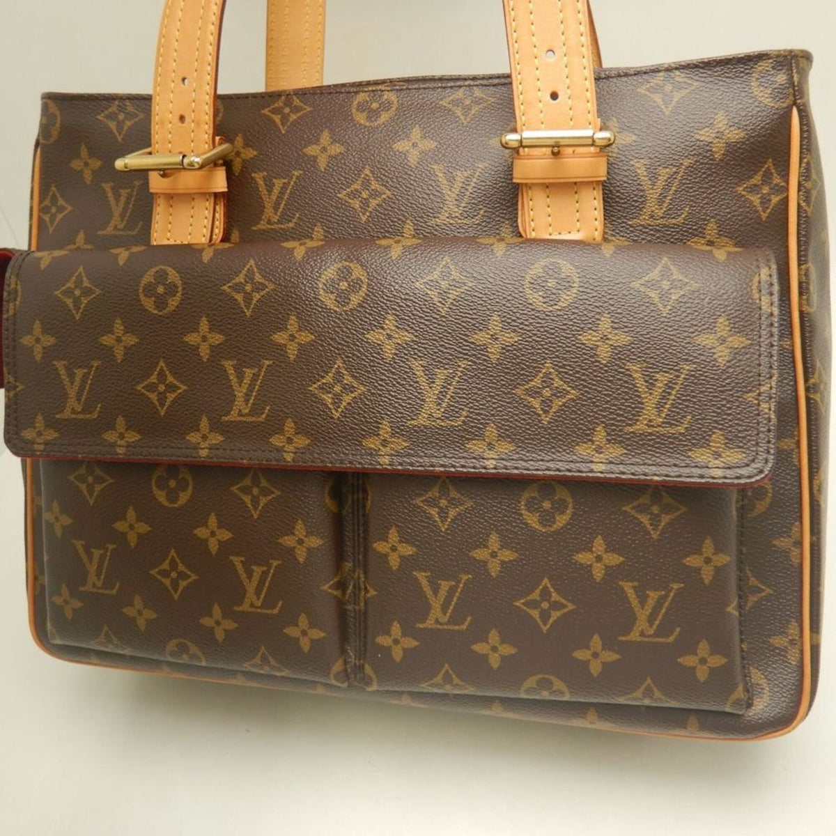 Louis Vuitton Brown Monogram Canvas Tote Bag (Pre-Owned)