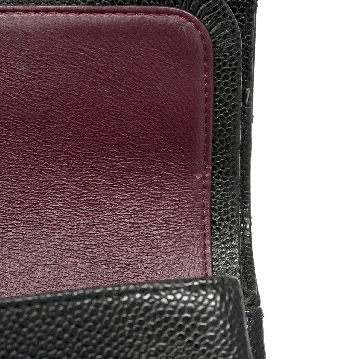 Chanel Black Grained Calfskin Shoulder Bag (Pre-Owned)