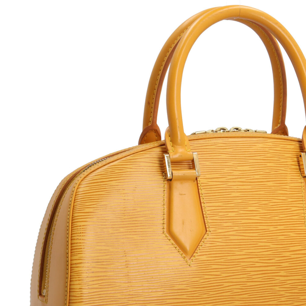 Louis Vuitton Epi Yellow Epi Leather Handbag (Pre-Owned)