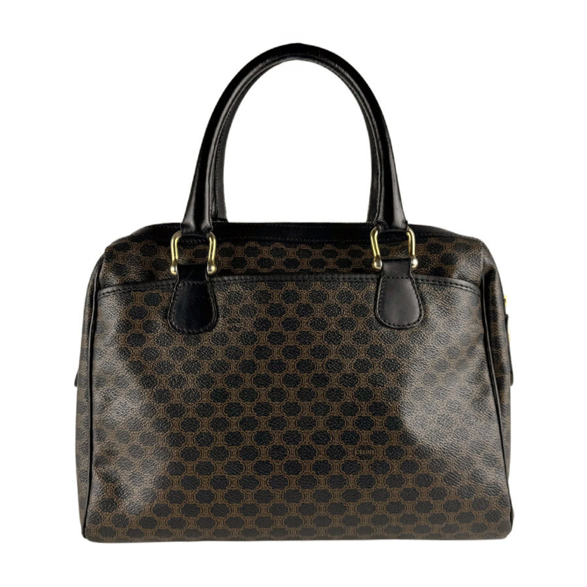 Celine Black Coated Canvas Handbag (Pre-Owned)