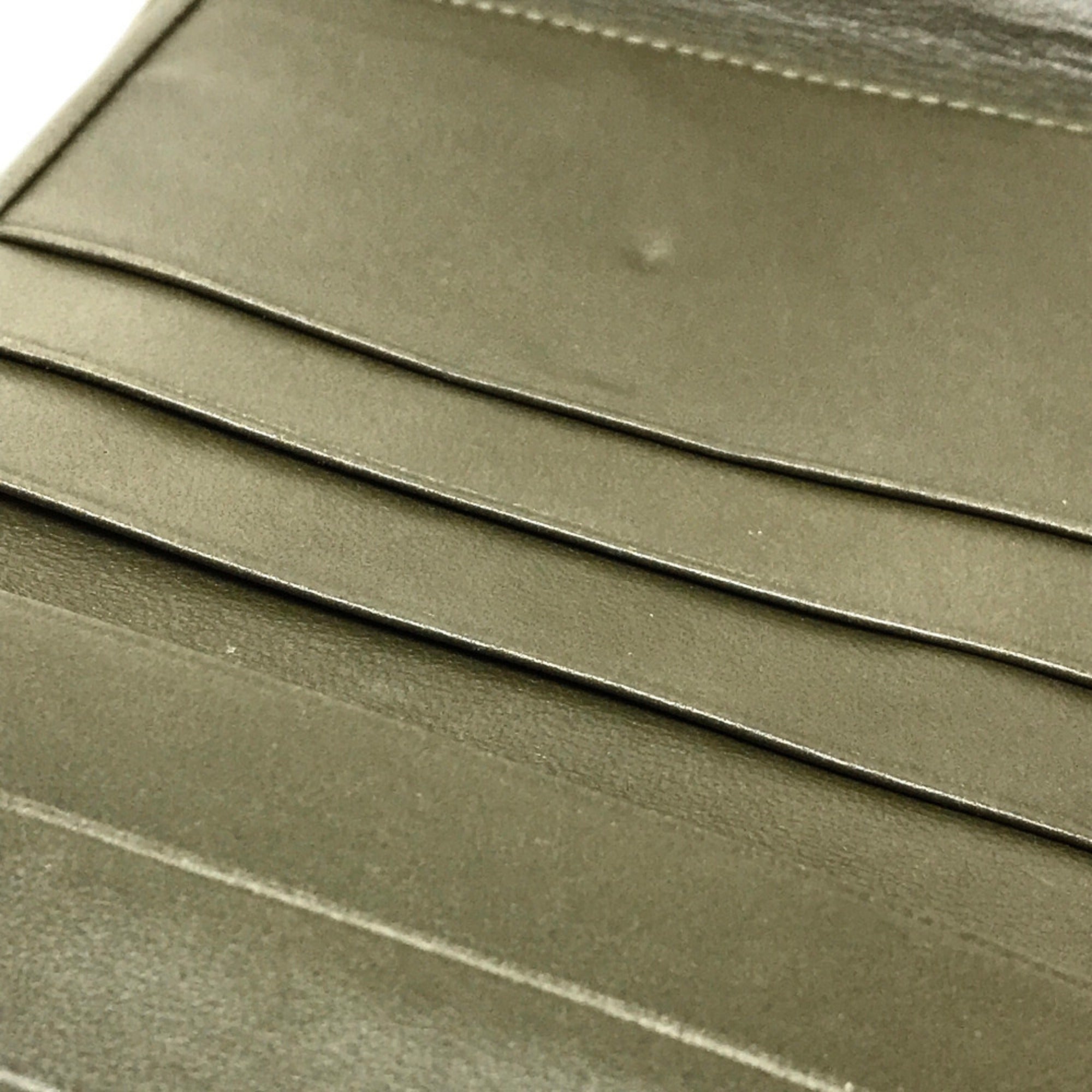 Loewe Khaki Leather Wallet (Bi-Fold) (Pre-Owned)