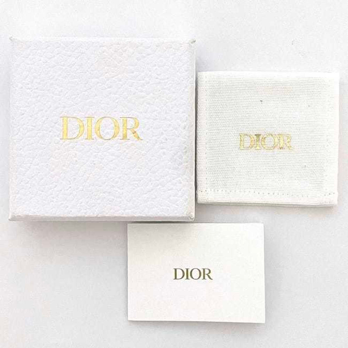 Christian Dior Gold Plating Band Ring (Pre-Owned)