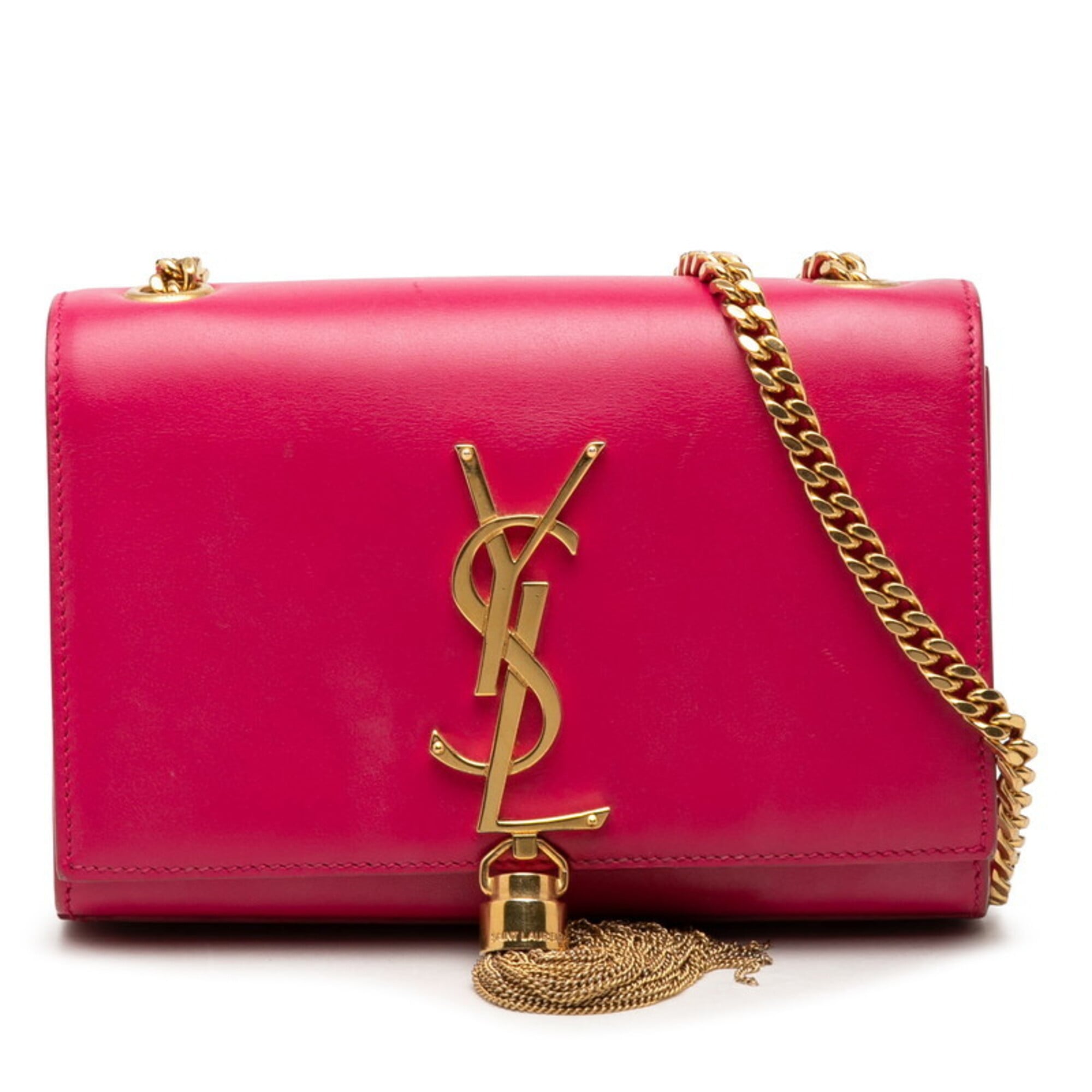 Saint Laurent Pink Leather Shoulder Bag (Pre-Owned)