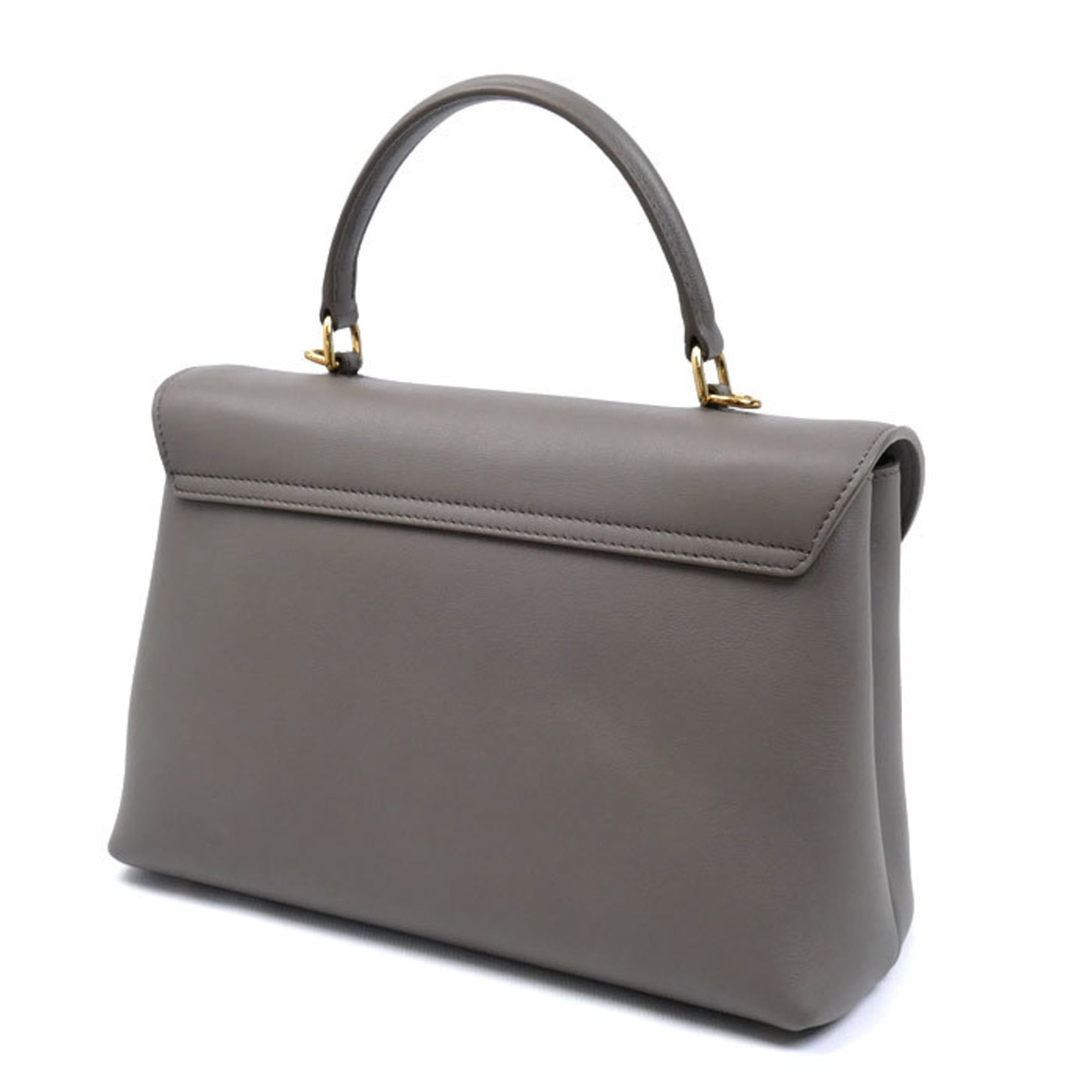 Celine Gold Leather Shoulder Bag (Pre-Owned)