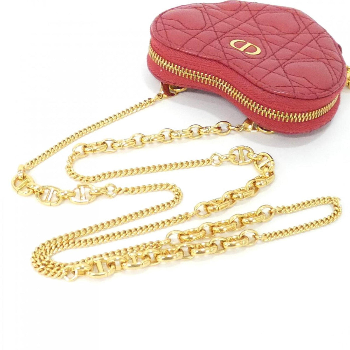 Christian Dior Gold Leather Handbag (Pre-Owned)