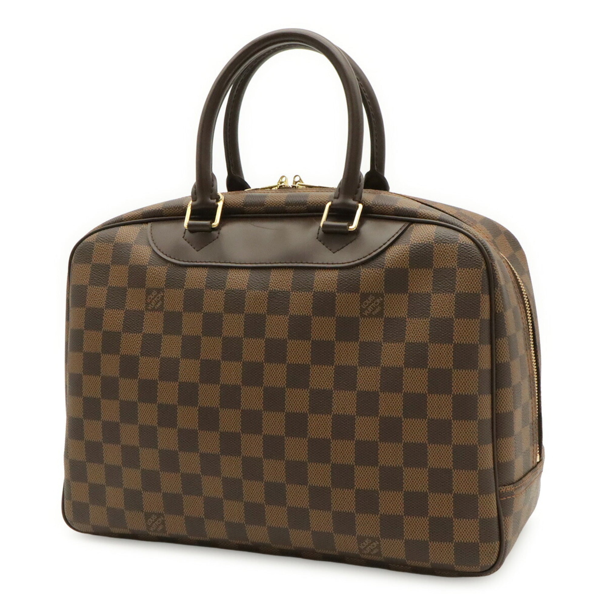 Louis Vuitton Brown Damier Canvas Pvc Handbag (Pre-Owned)