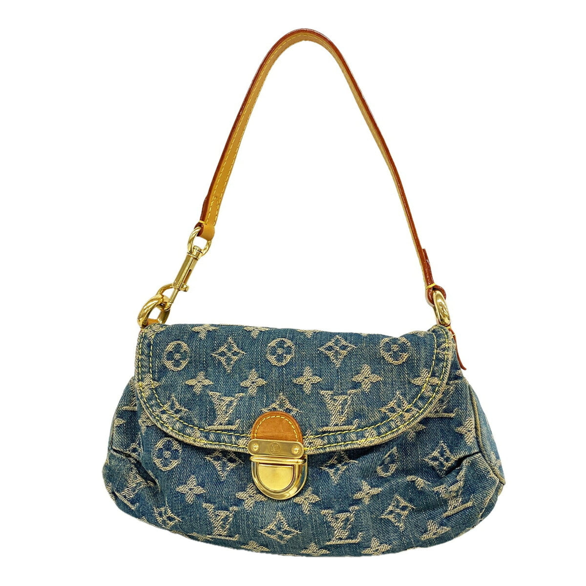 Louis Vuitton Blue Handbag (Pre-Owned)