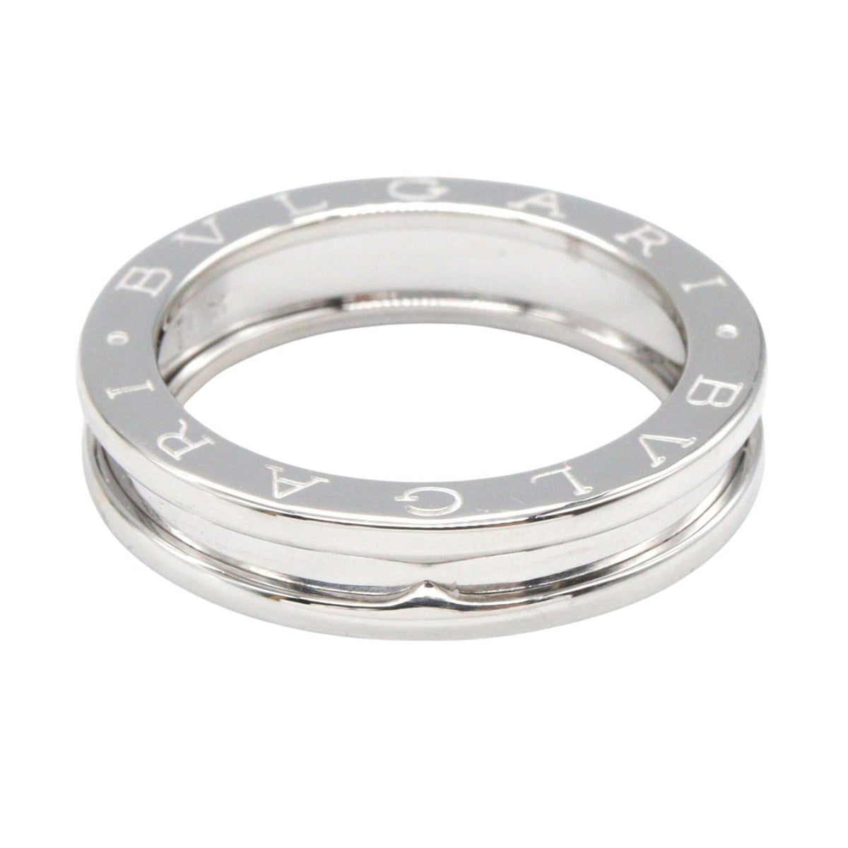 Bvlgari Silver White Gold (18K) Band Ring (Pre-Owned)