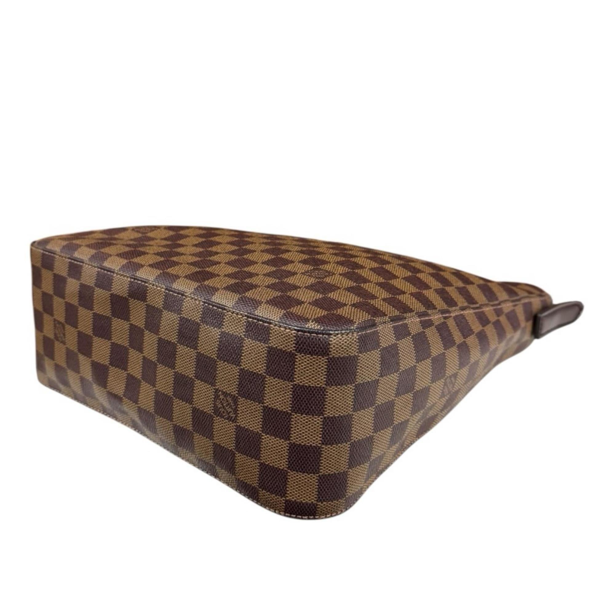 Louis Vuitton Damier Brown Damier Canvas Or Damier Canvas Shoulder Bag (Pre-Owned)