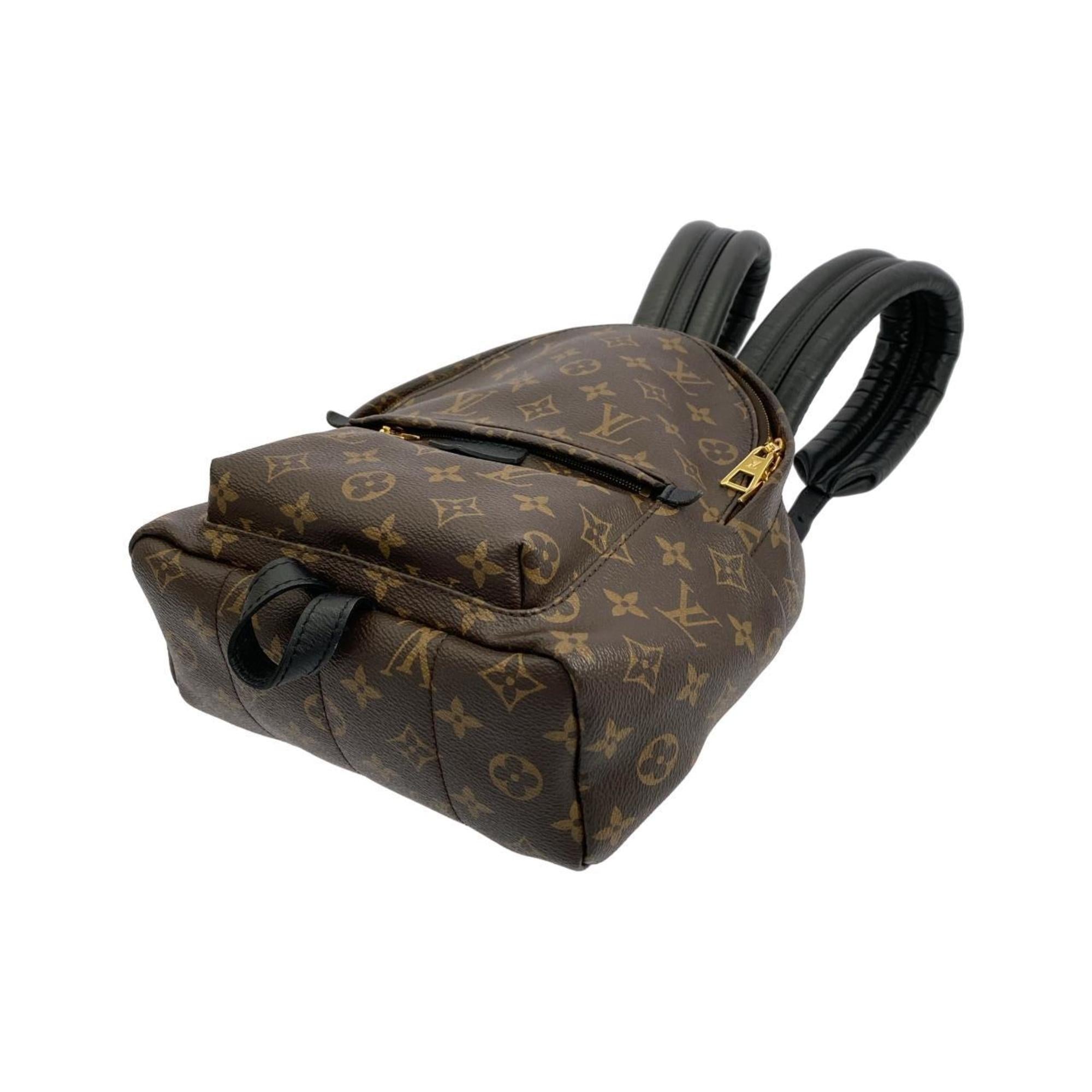 Louis Vuitton Brown Coated Canvas Backpack (Pre-Owned)