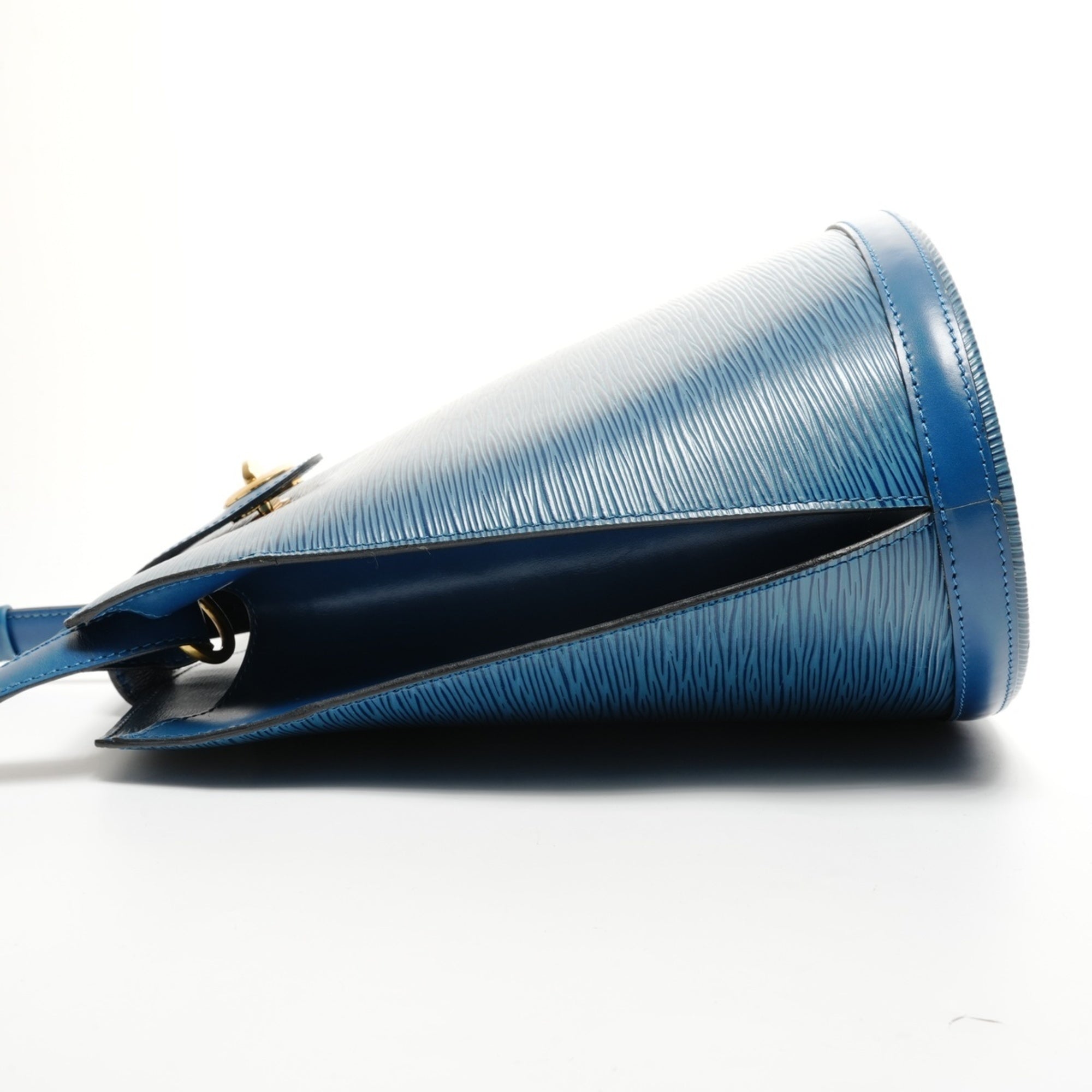 Louis Vuitton Epi Blue Epi Leather Shoulder Bag (Pre-Owned)