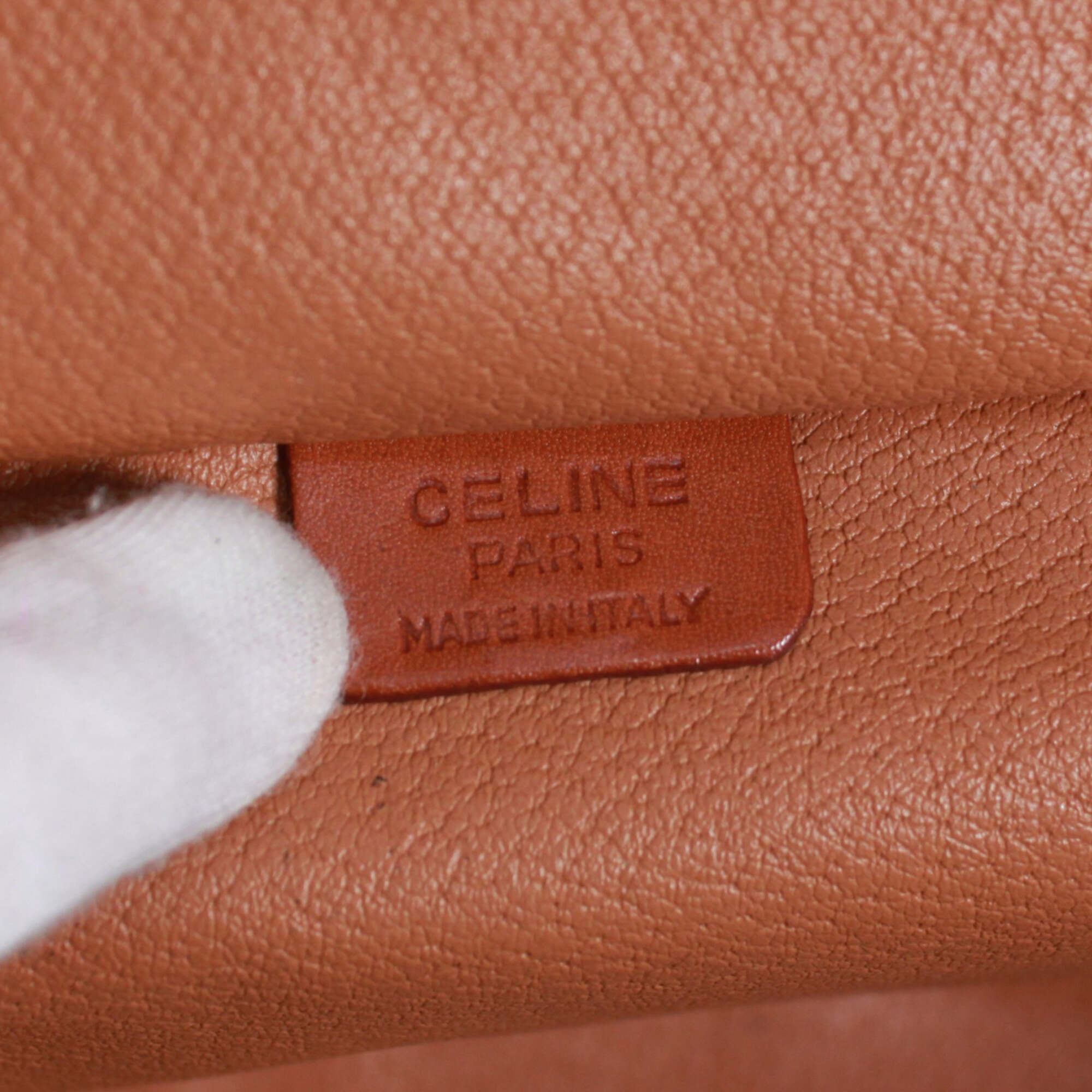 Celine Brown Pvc Handbag (Pre-Owned)