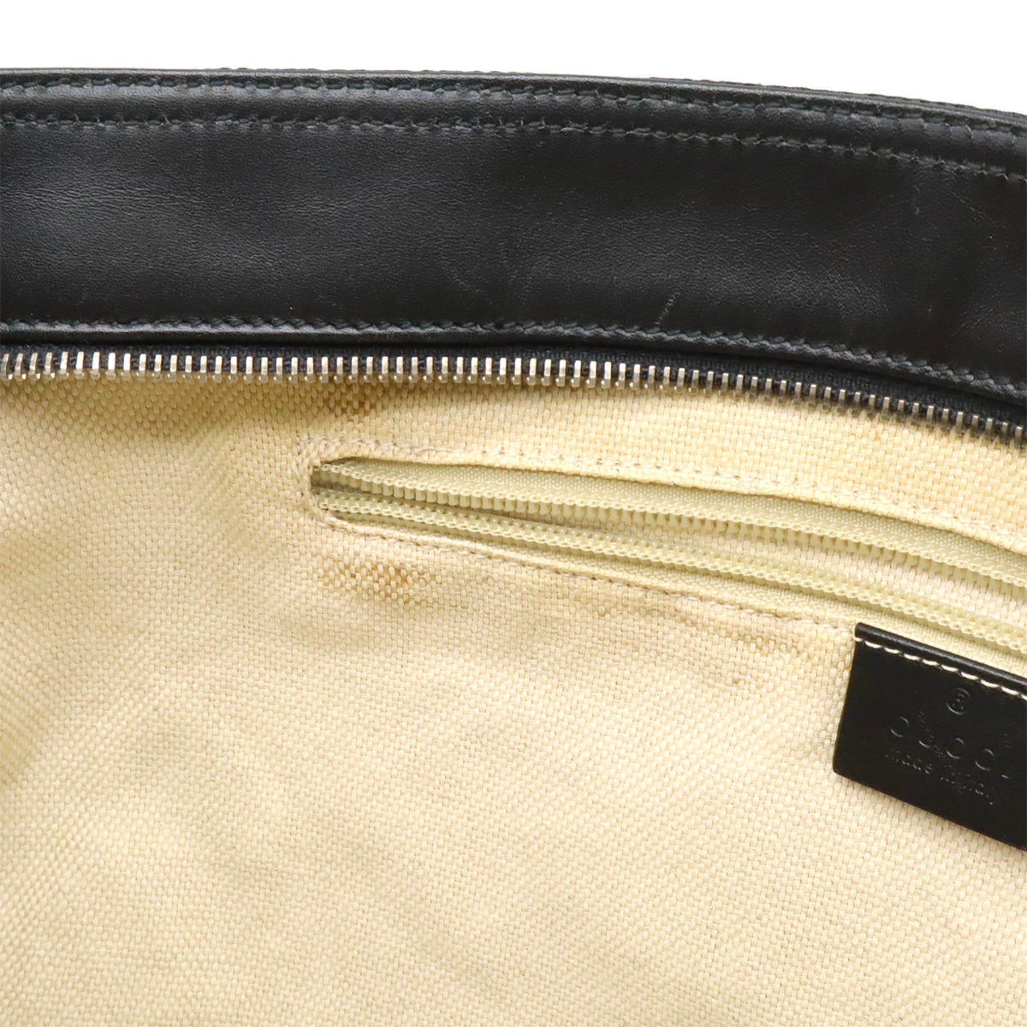 Gucci Black Green Red Color White Yellow Gg Canvas Shoulder Bag (Pre-Owned)