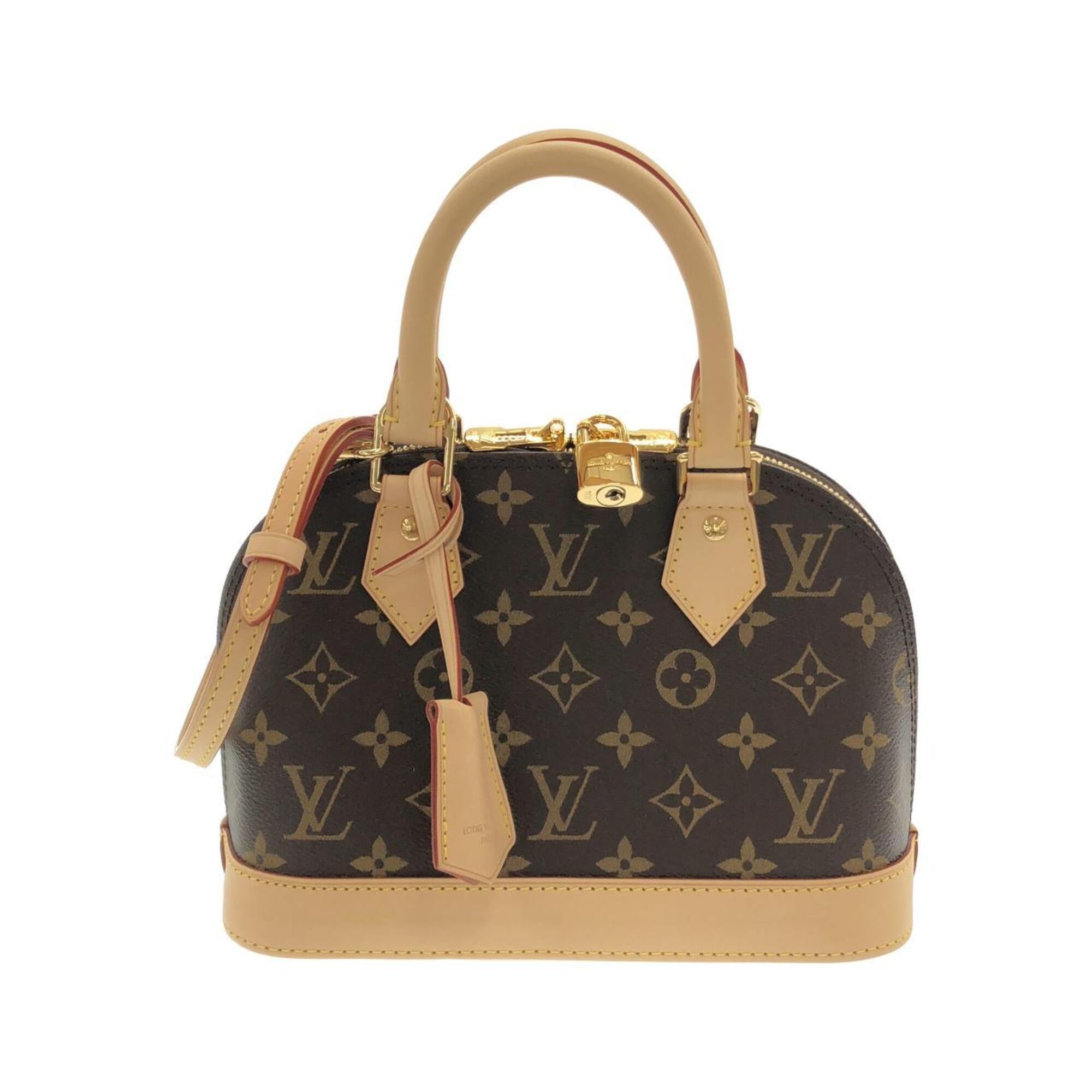 Louis Vuitton Marron Coated Canvas Handbag (Pre-Owned)